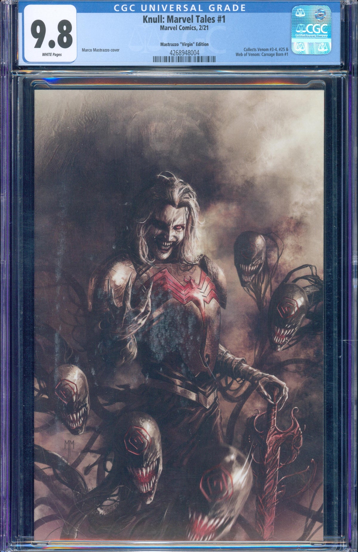 Knull: Marvel Tales #1 (Marvel, 2021) CGC 9.8 | Mastrazzo "Virgin" Edition