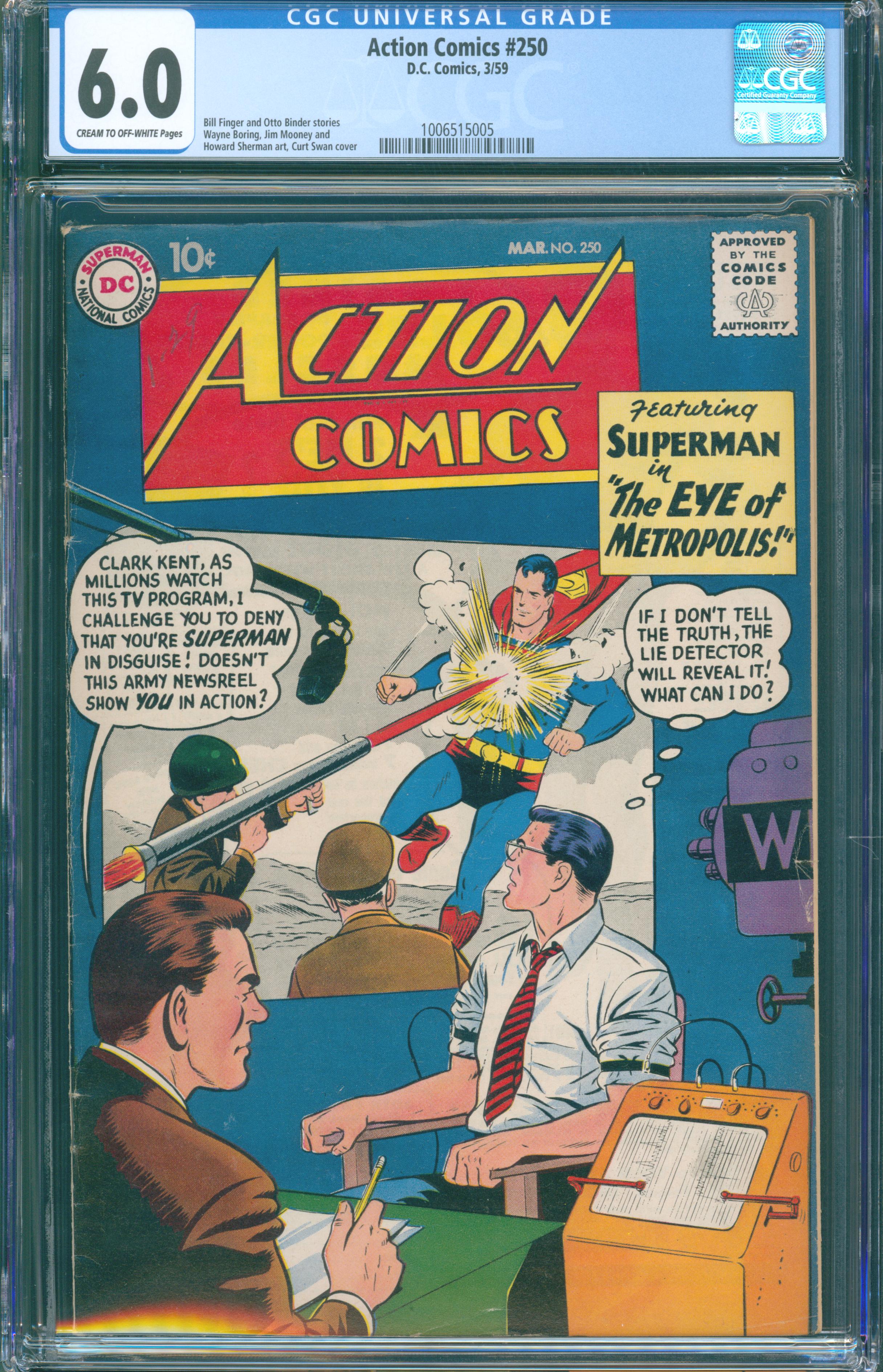 Action Comics #250 (DC Comics, 1959) CGC 6.0