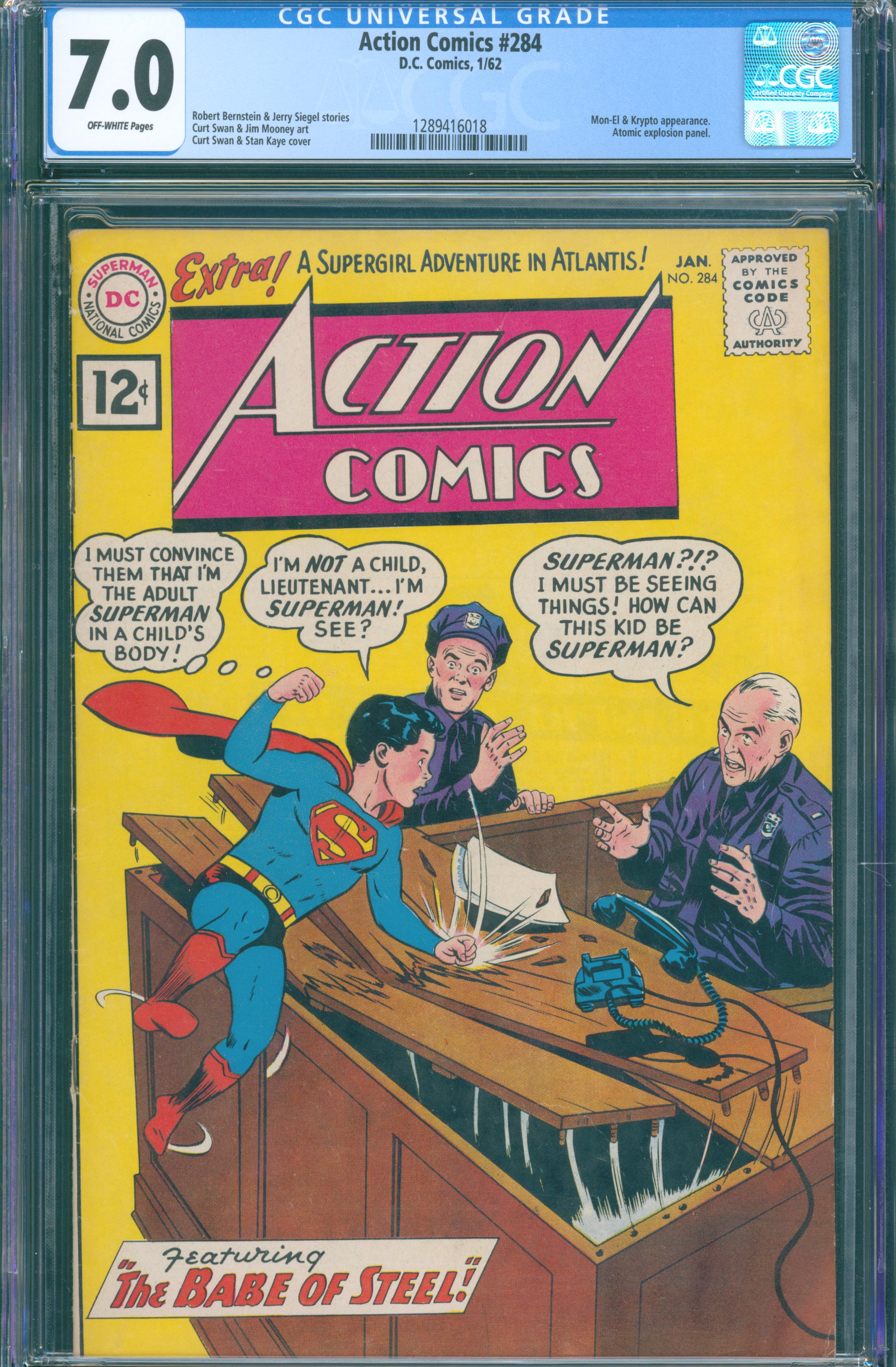 Action Comics, #284 (DC Comics, 1962) CGC 7.0