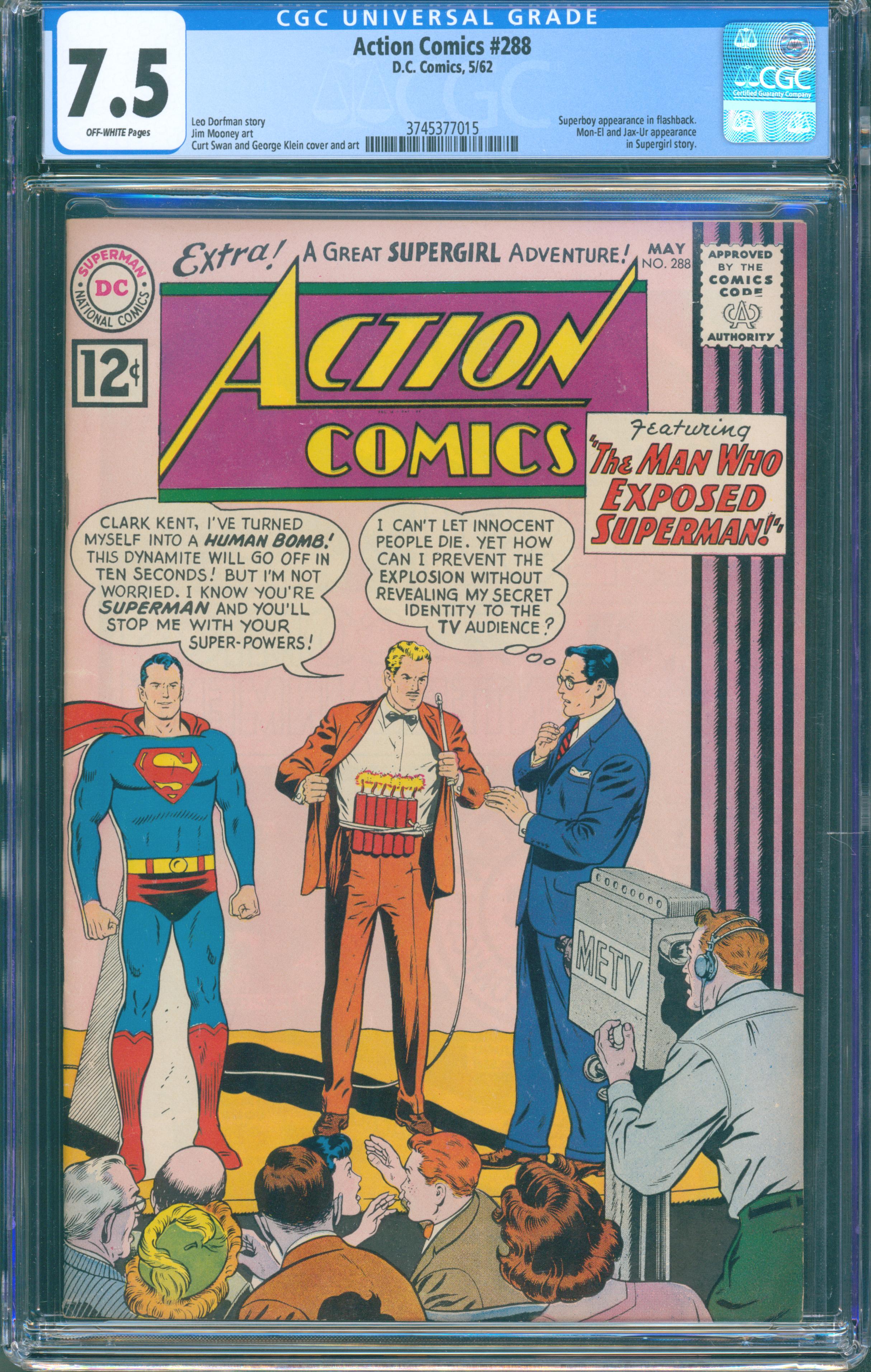 Action Comics, #288 (DC Comics, 1962) CGC 7.5