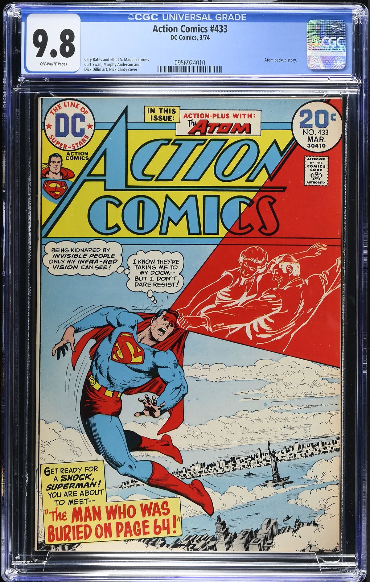 Action Comics #433 (DC, 1974) CGC 9.8 – HIGHEST GRADED
