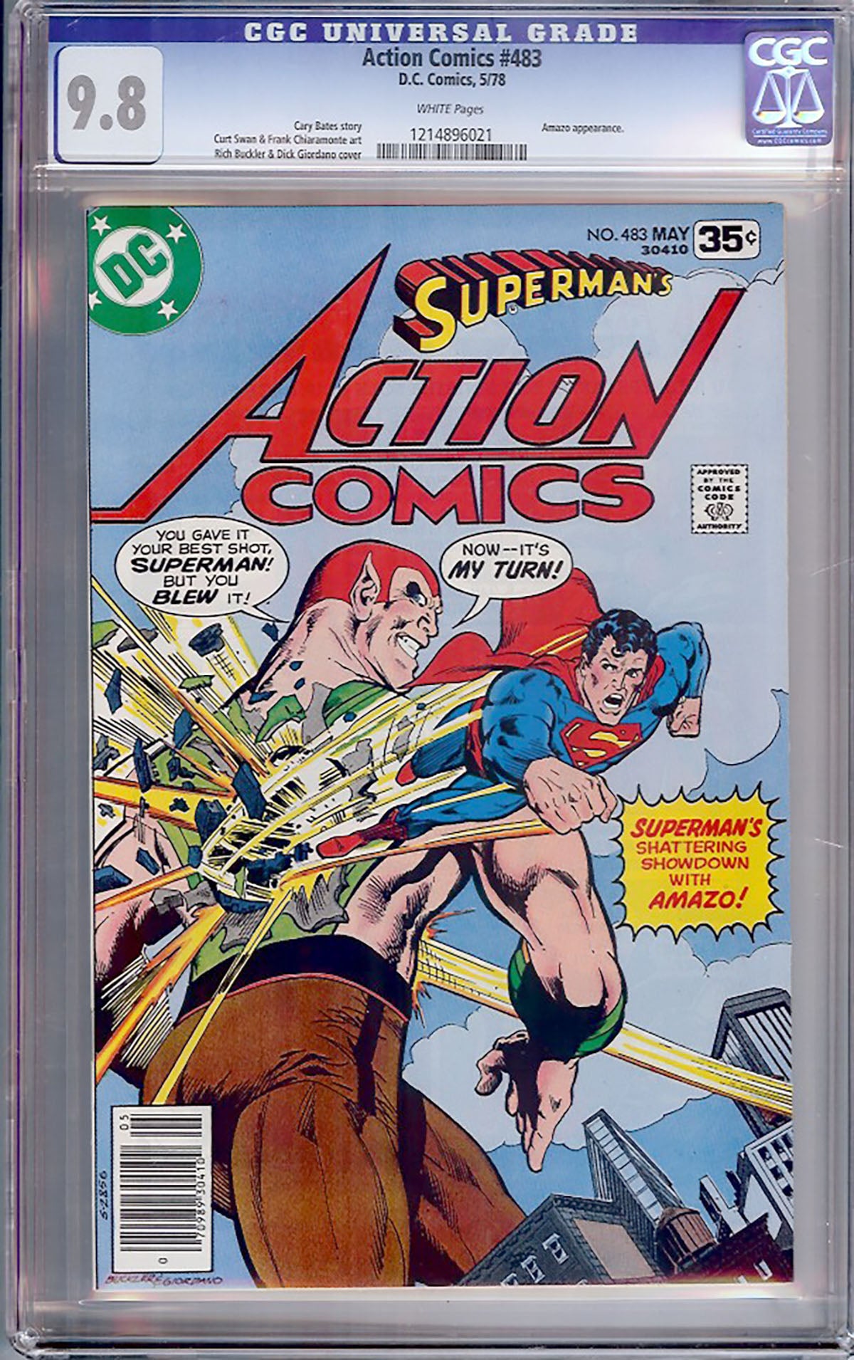 Action Comics #483 (DC, 1978) CGC 9.8 - HIGHEST GRADED!