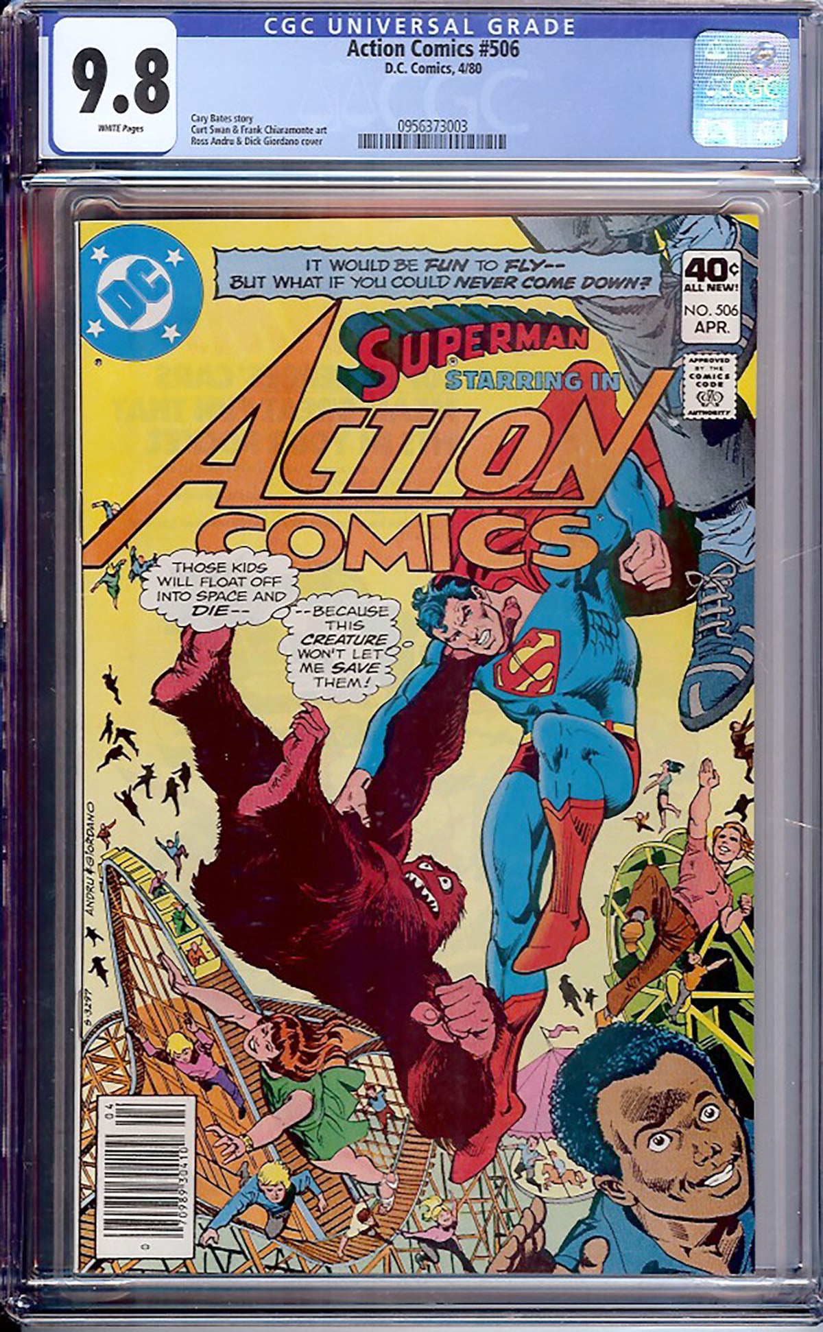 Action Comics #506 (DC, 1980) CGC 9.8 - HIGHEST GRADED!