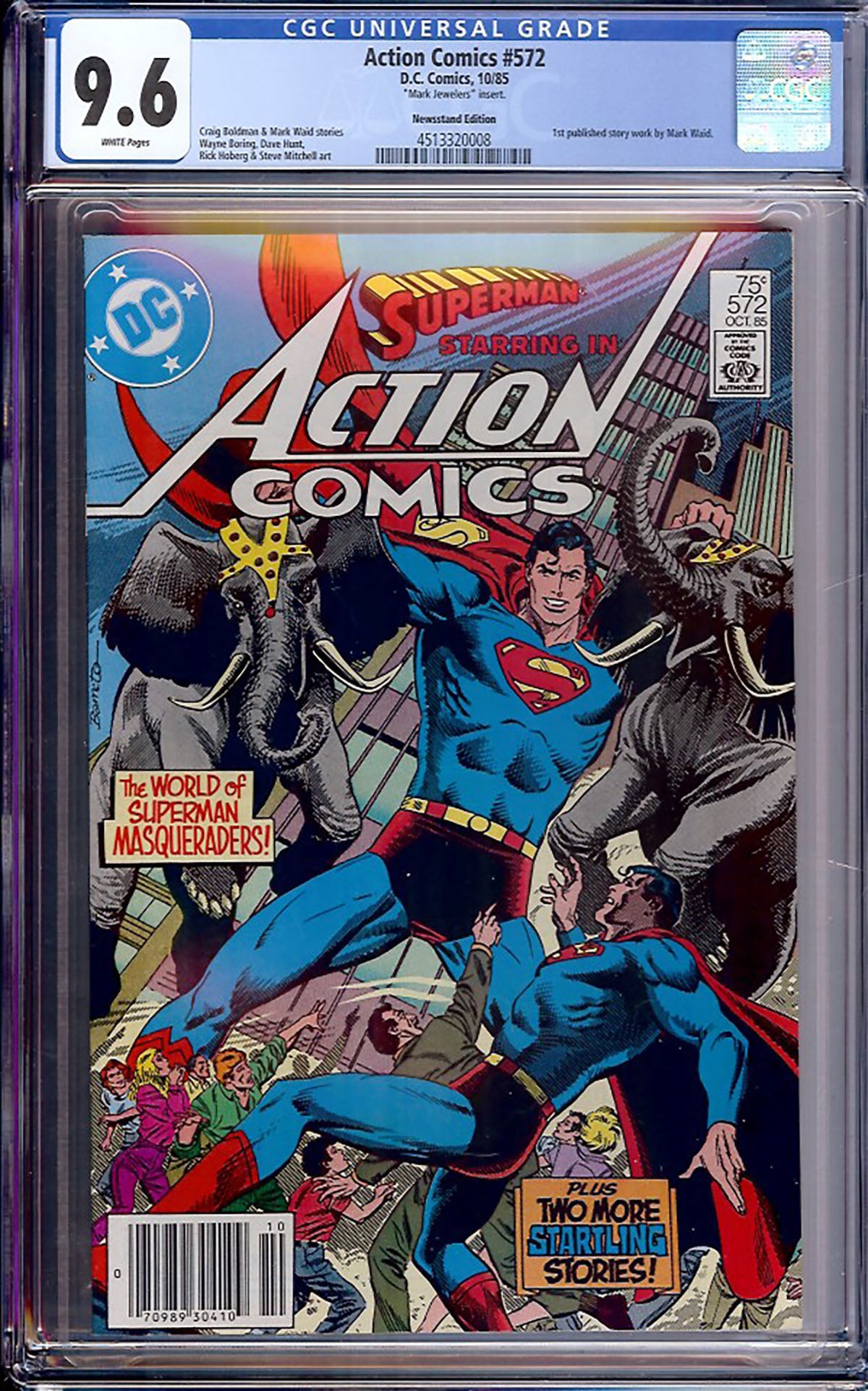 Action Comics #572 (DC, 1985) CGC 9.6