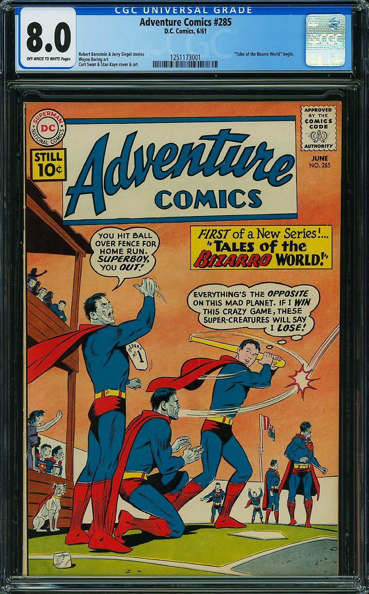Adventure Comics #285 (DC, 1961) CGC 8.0
