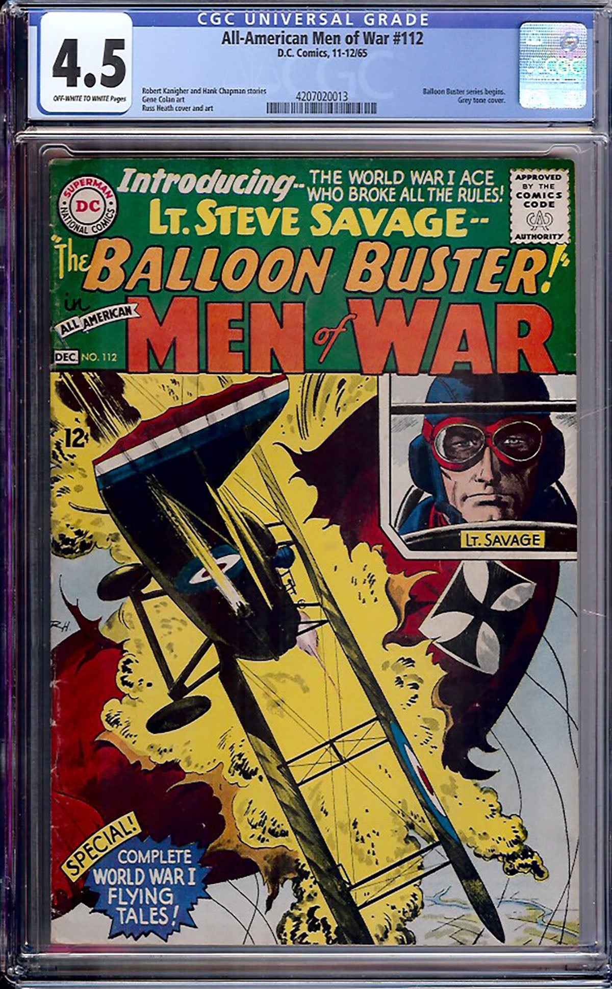 All-American Men of War #112 (DC, 1965) CGC 4.5