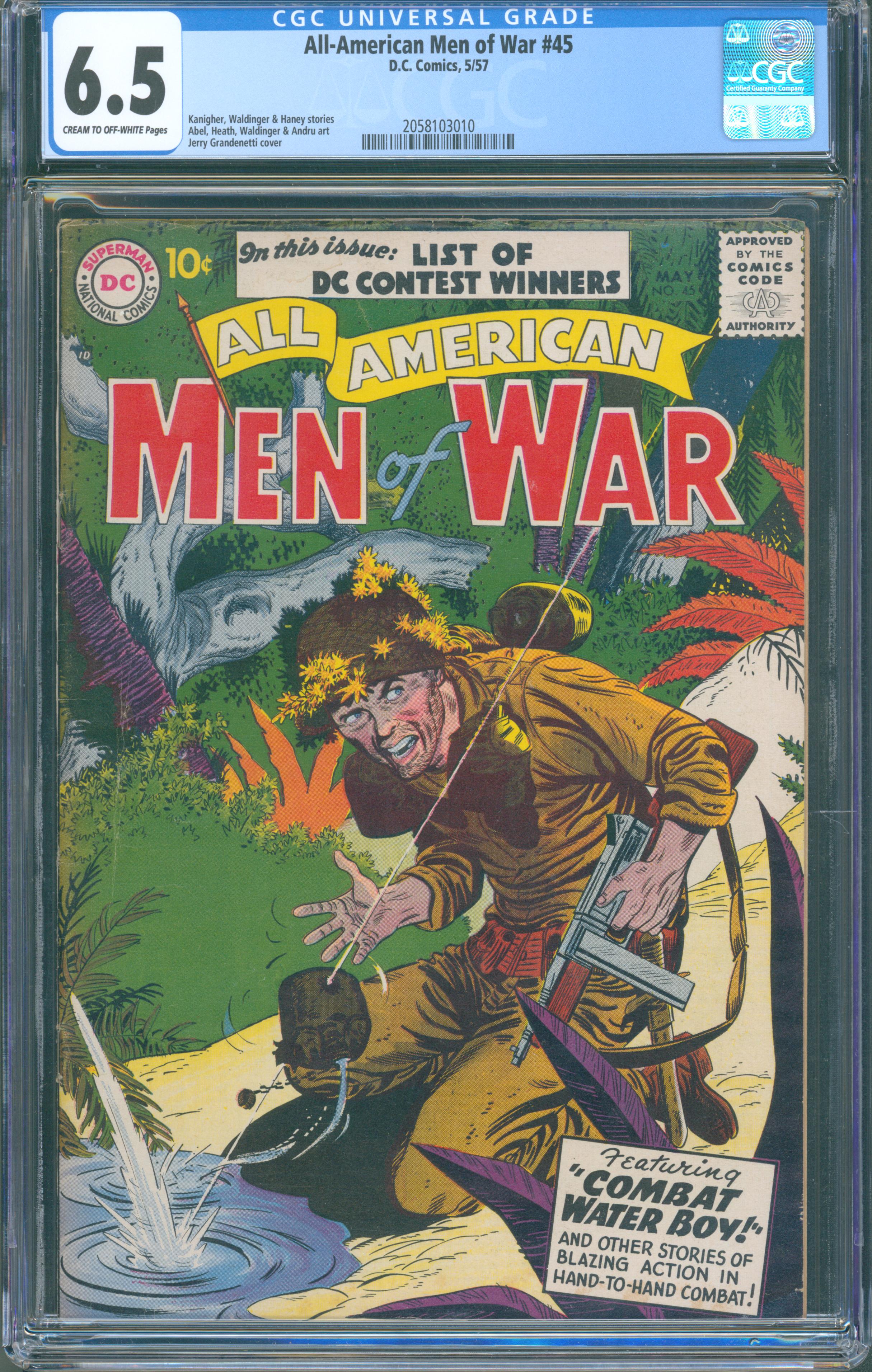 All-American Men of War #45 (May 1957, DC Comics) CGC 6.5