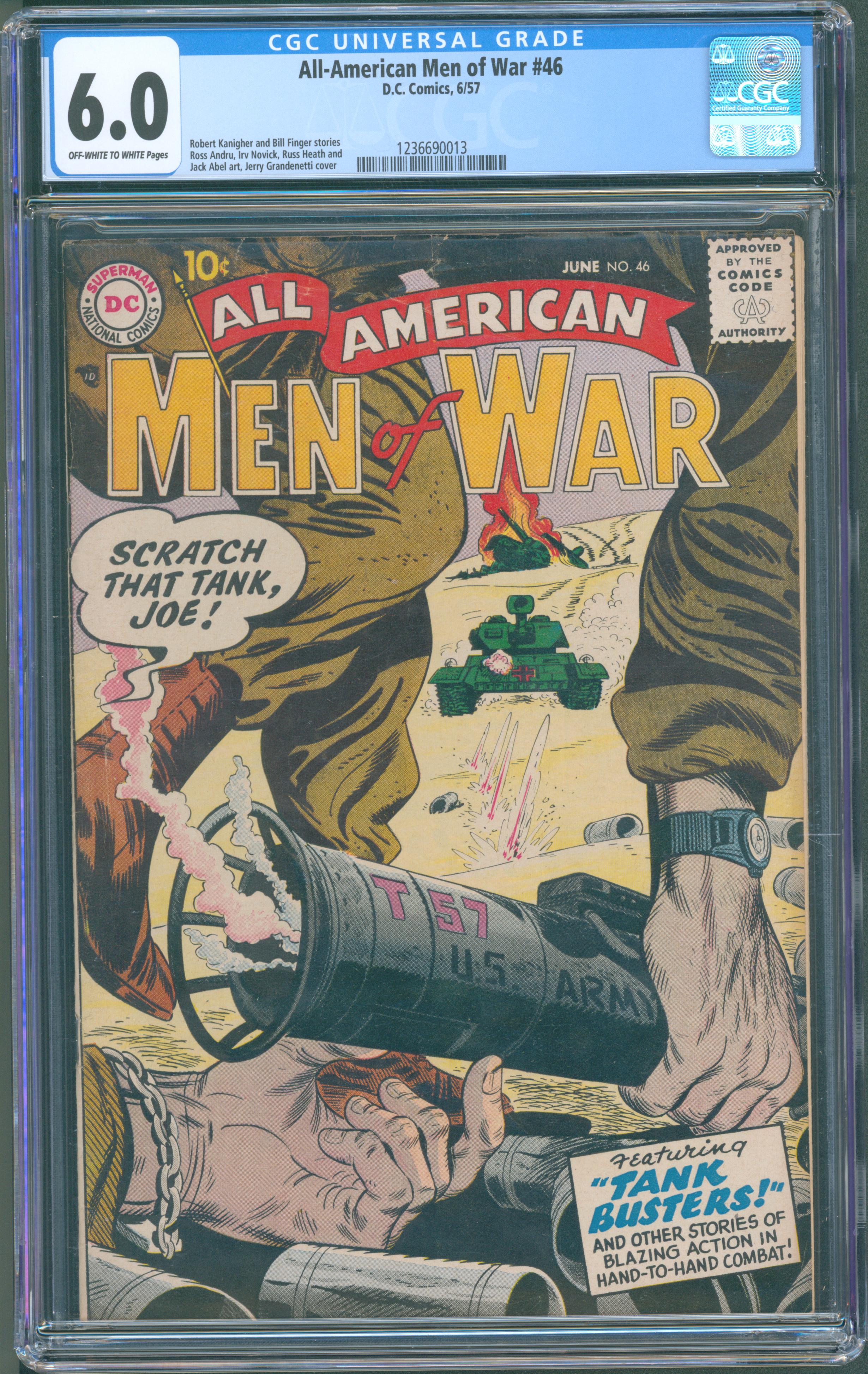 All-American Men of War #46 (June 1957, DC Comics) CGC 6.0