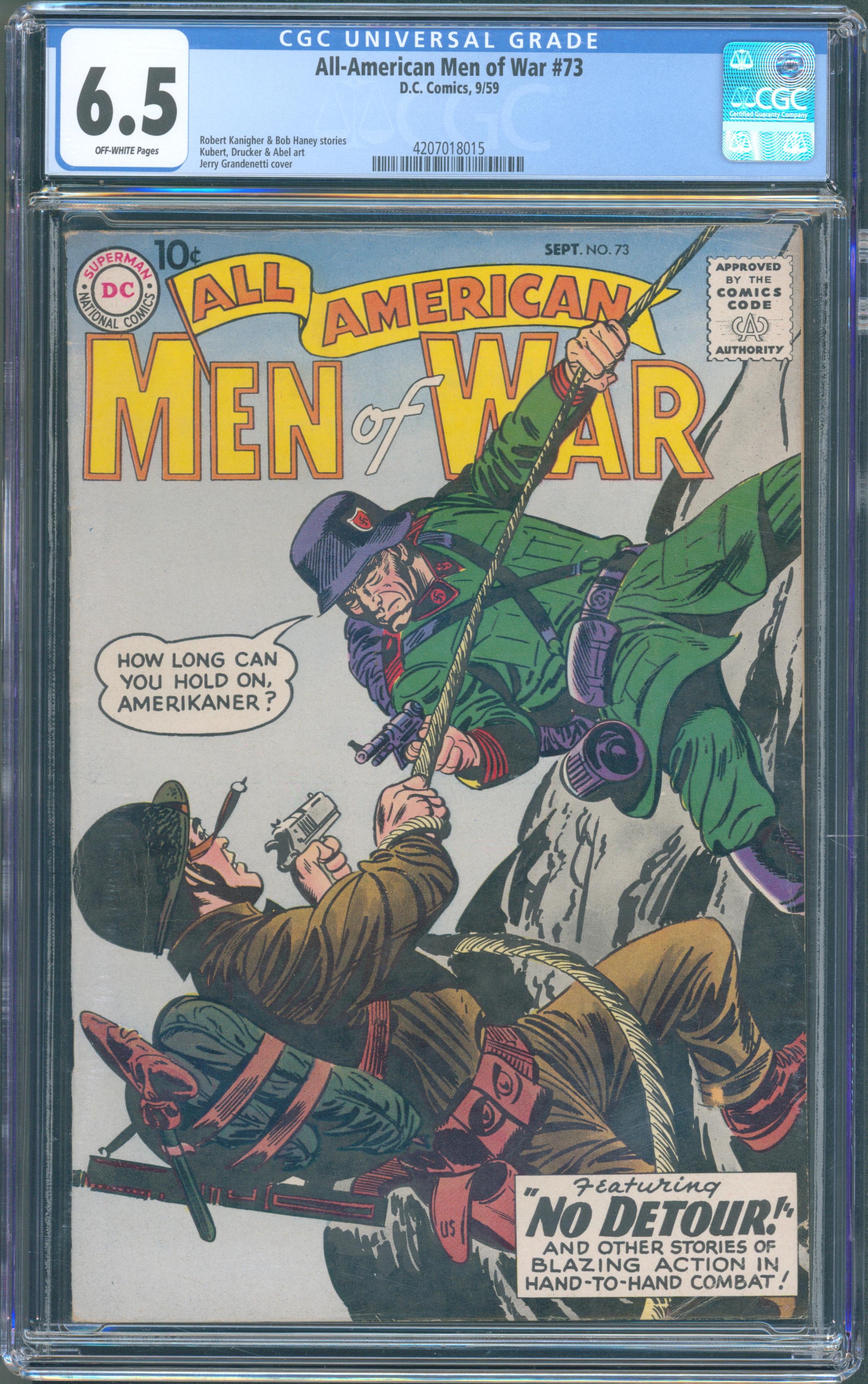 All-American Men of War #73 (Sept 1959, DC Comics) CGC 6.5