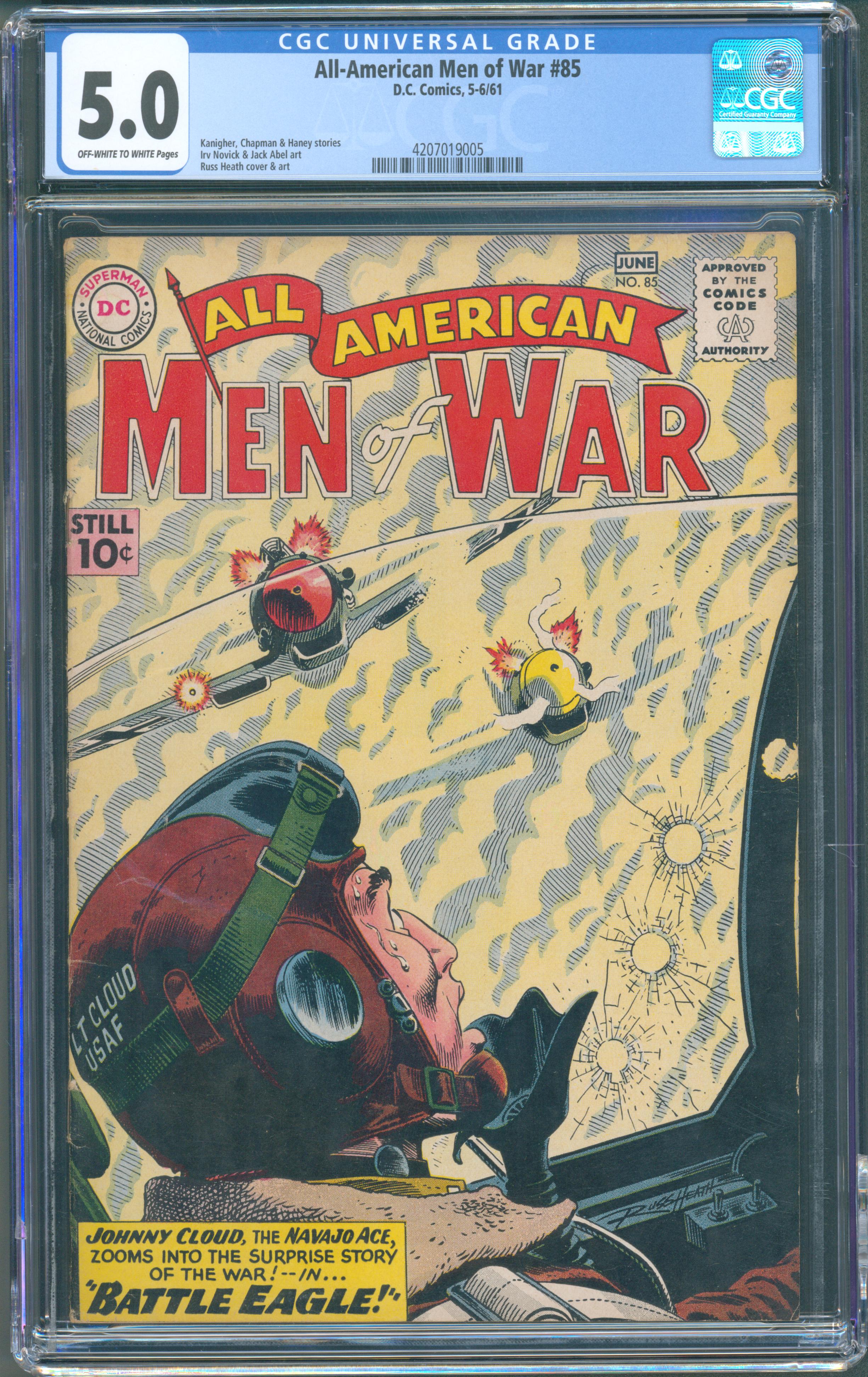 All-American Men of War #85 (Jun 1961, DC Comics) CGC 5.0