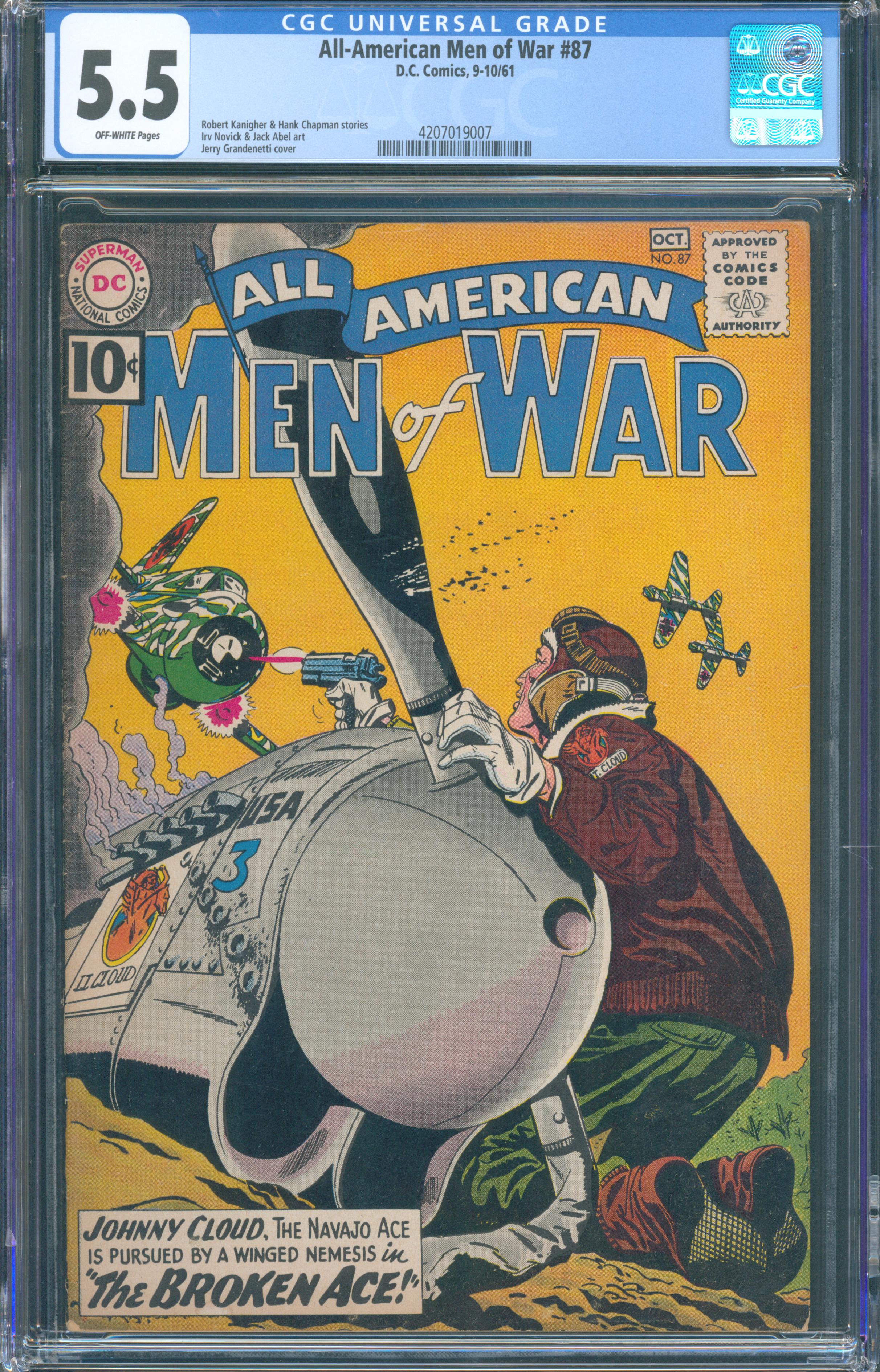 All-American Men of War #87 (Oct 1961, DC Comics) CGC 5.5