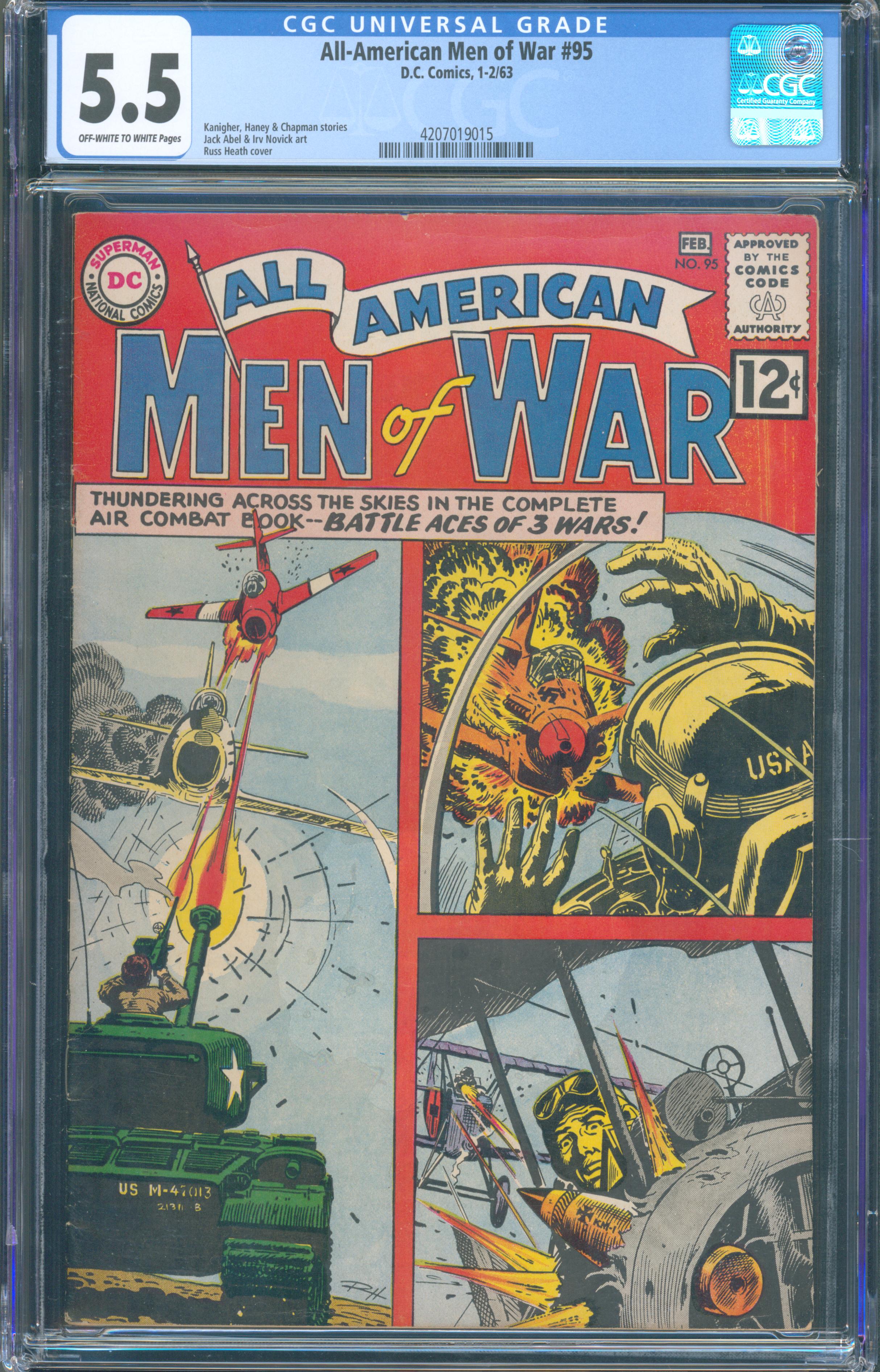 All-American Men of War #95 (Feb 1963, DC Comics) CGC 5.5