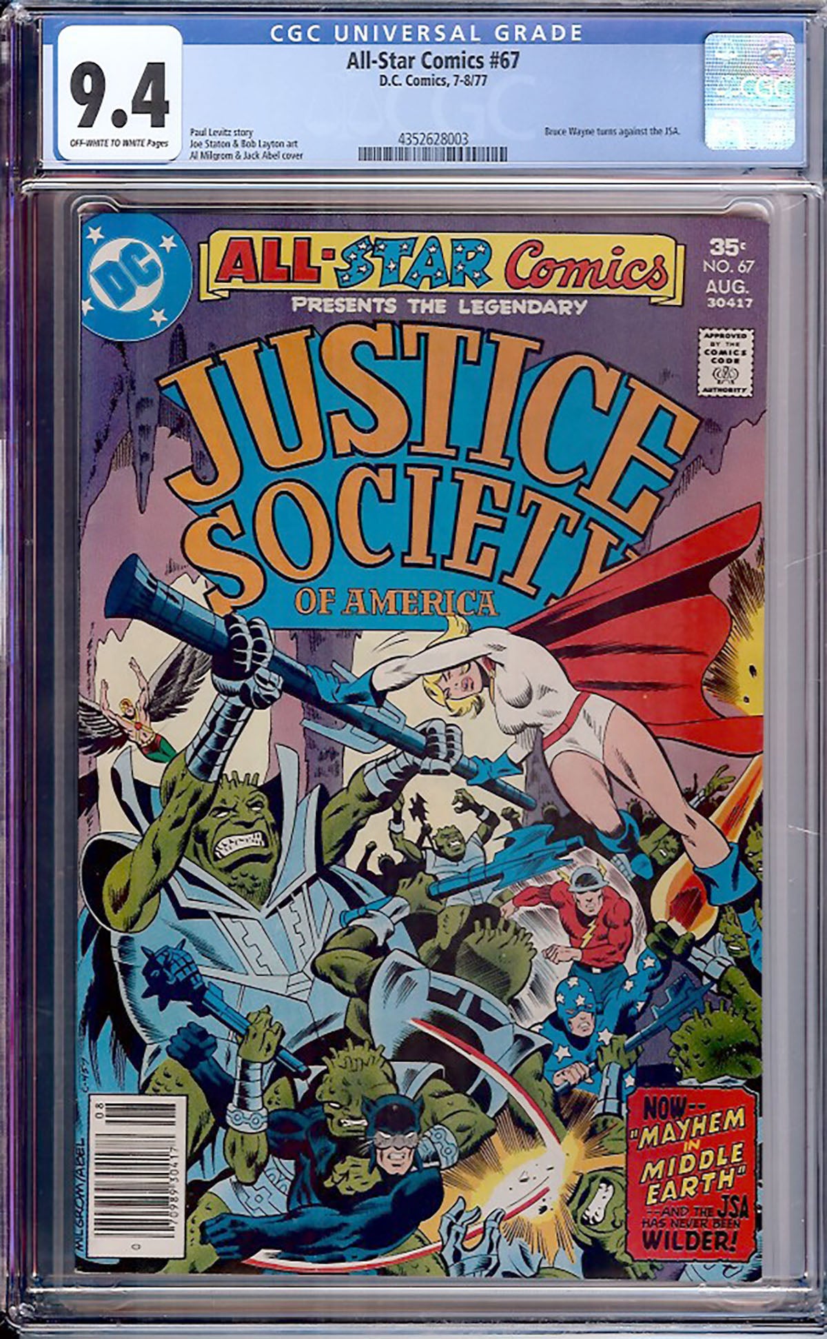 All-Star Comics #67 (DC, 1977) CGC 9.4
