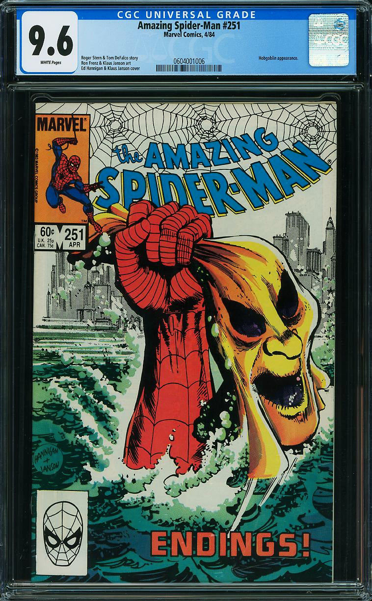 Amazing Spider-Man #251 (Marvel, 1984) CGC 9.6