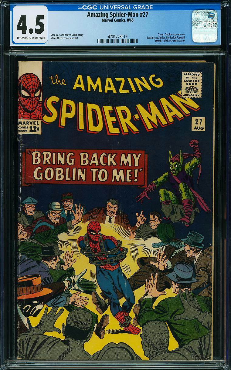 Amazing Spider-Man #27 (Marvel, 1965) CGC 4.5