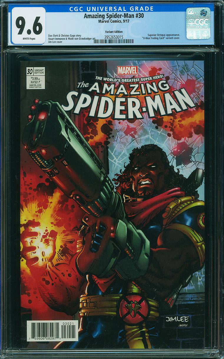 Amazing Spider-Man #30 (Marvel, 2017) CGC 9.6 Jim Lee Variant