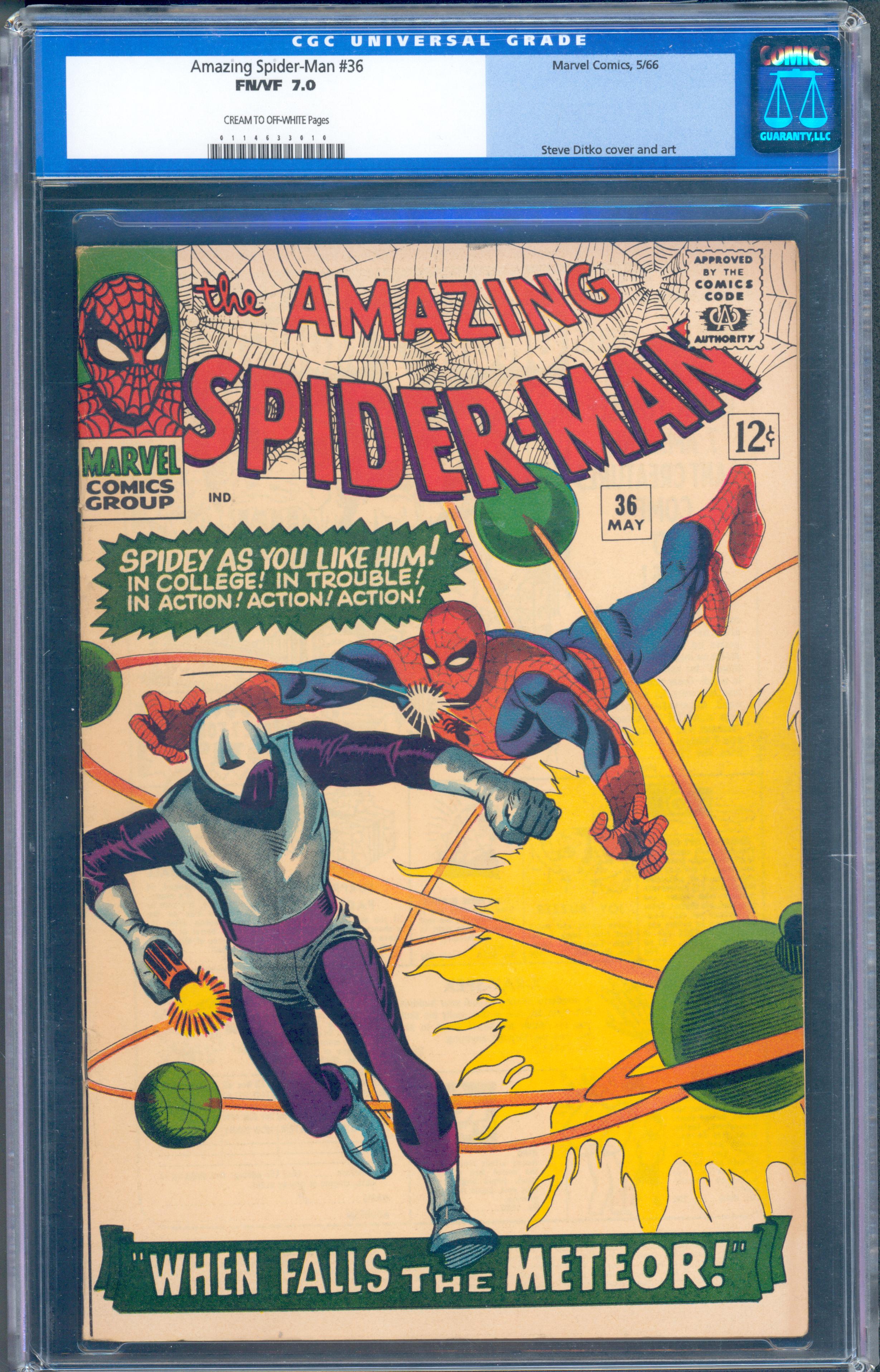 Amazing Spider-Man #36 (May 1966, Marvel) CGC 7.0