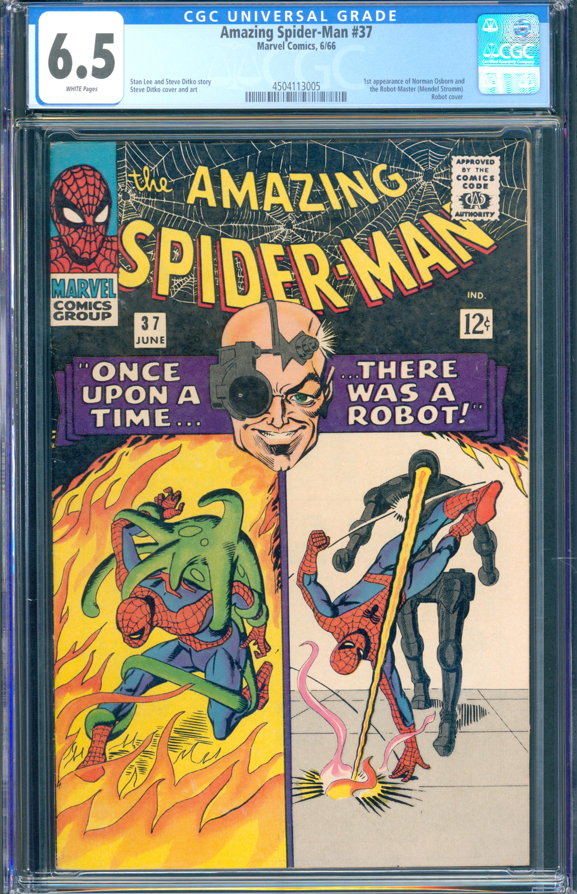 Amazing Spider-Man #37 (June 1966, Marvel) CGC 6.5