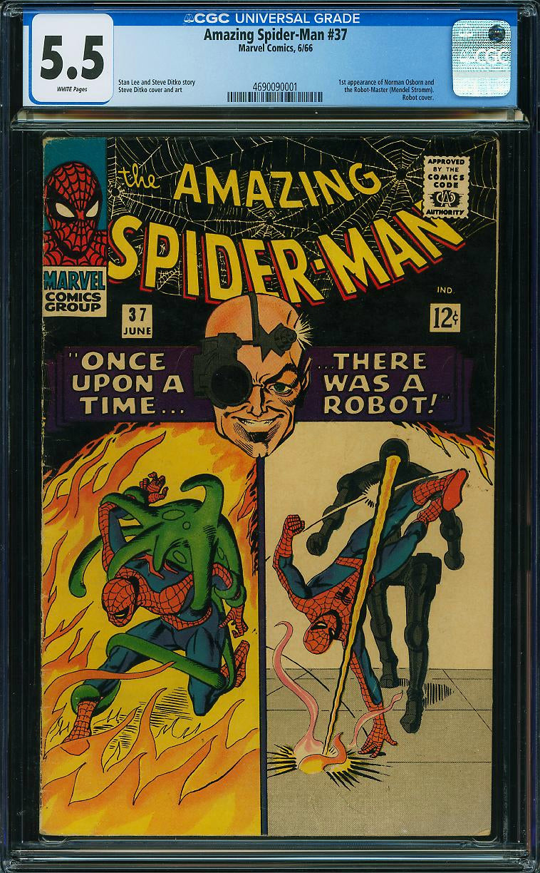 Amazing Spider-Man #37 (Marvel, 1966) CGC 5.5