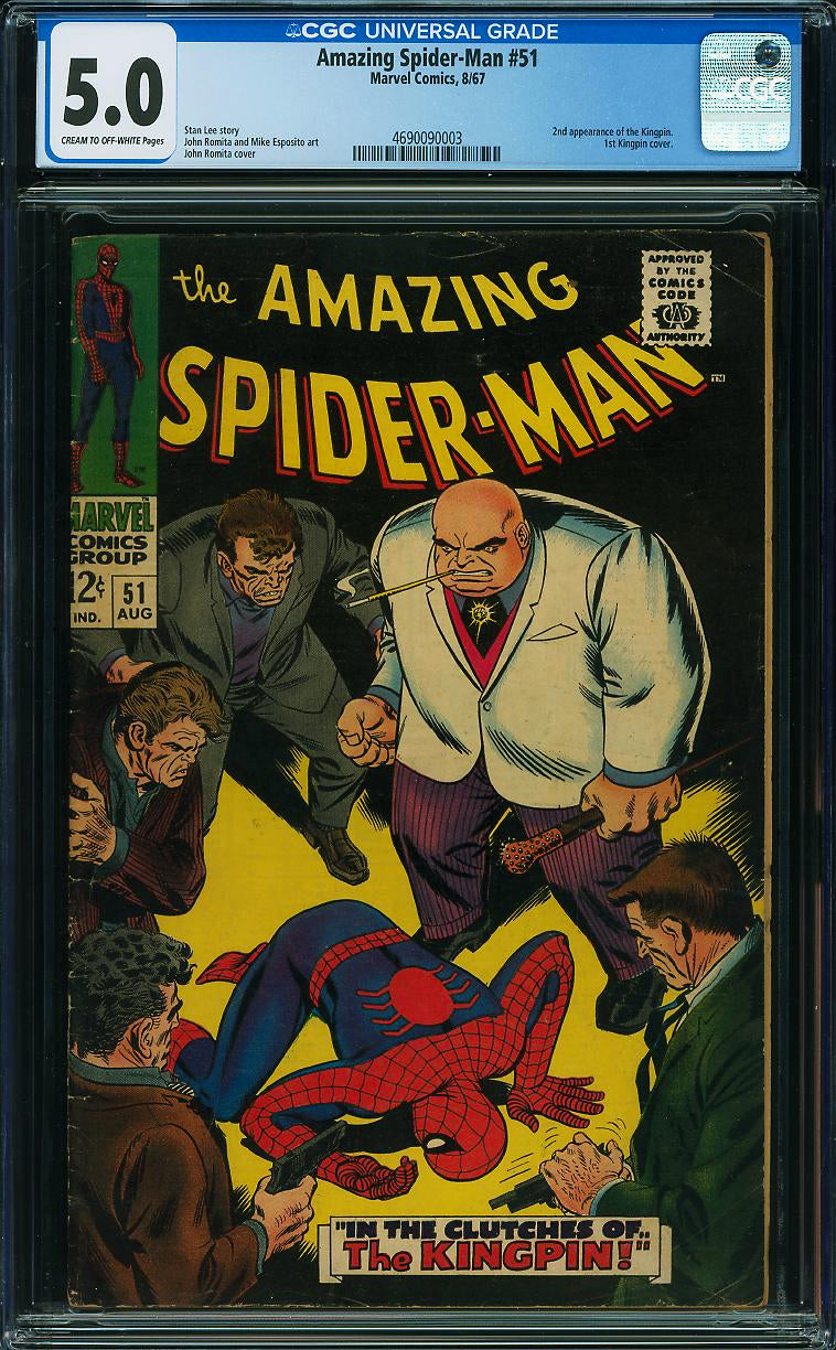Amazing Spider-Man #51 (Marvel, 1967) CGC 5.0