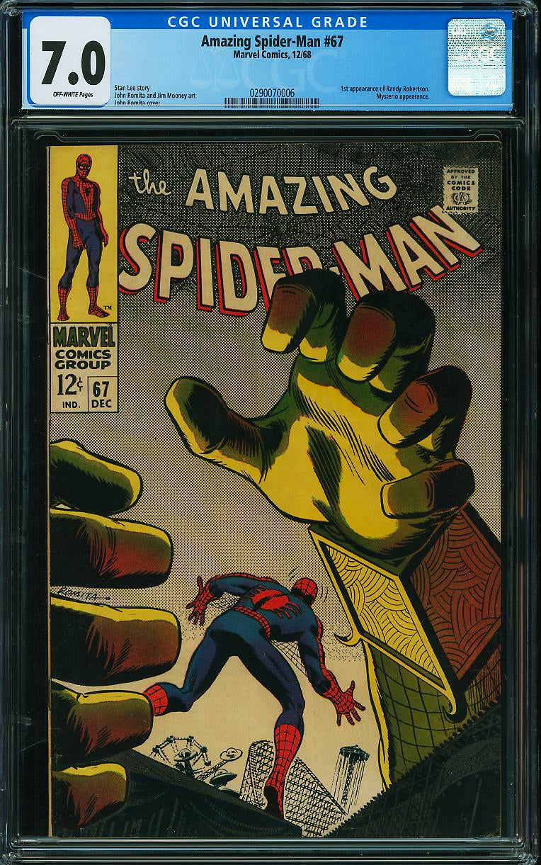 Amazing Spider-Man #67 (Marvel, 1968) CGC 7.0