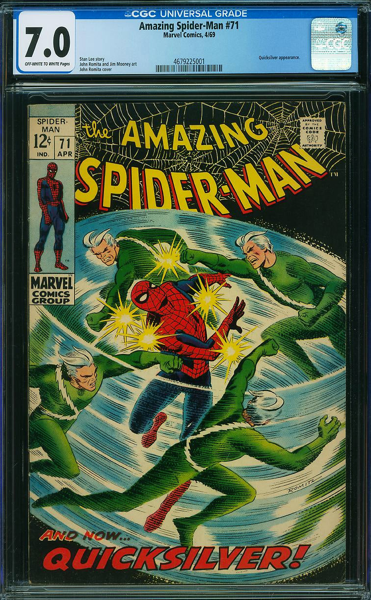 Amazing Spider-Man #71 (Marvel, 1969) CGC 7.0