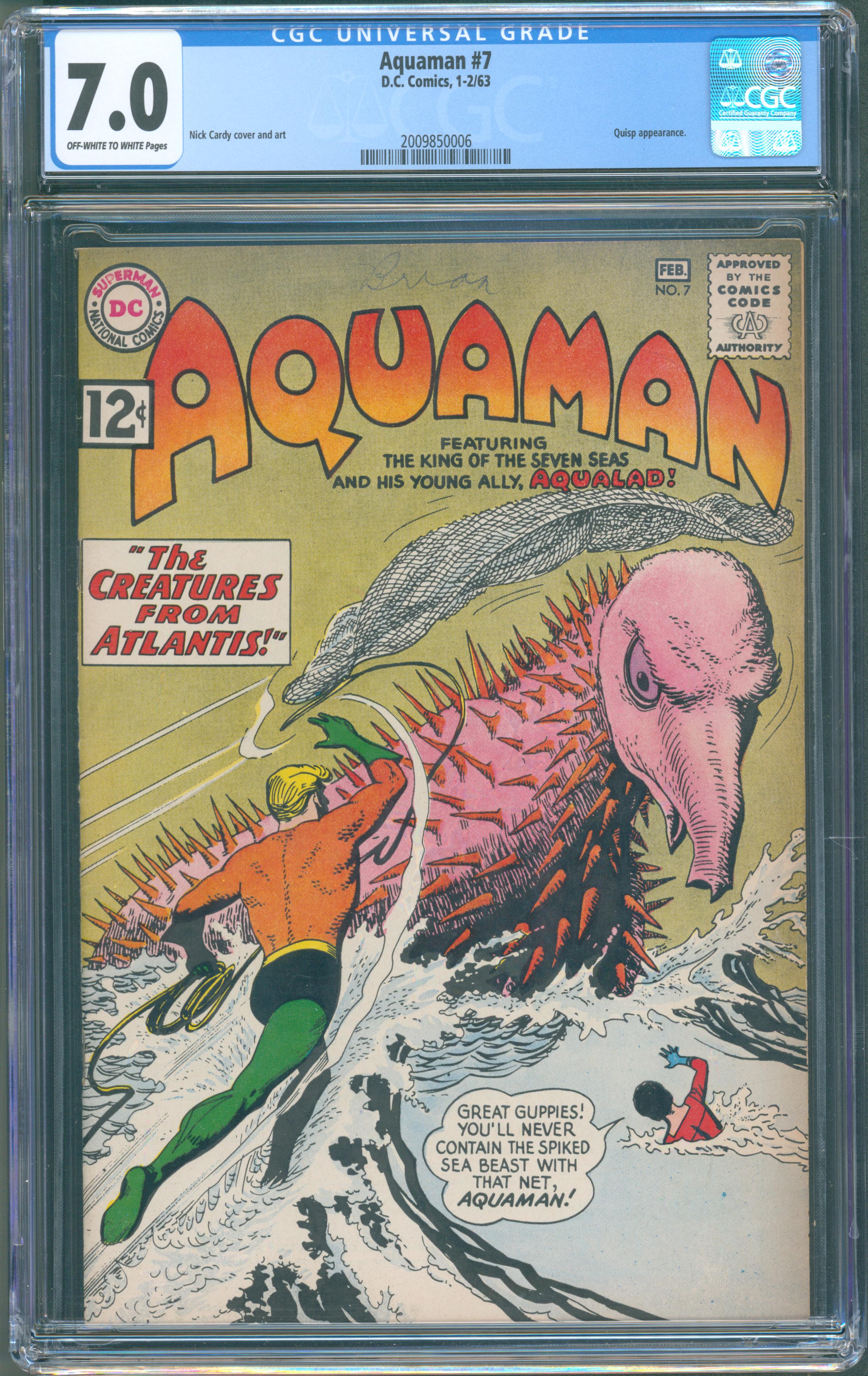 Aquaman, #7 (DC Comics, 1963) CGC 7.0