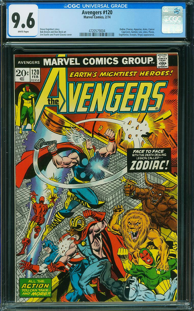 Avengers #120 (Marvel, 1974) CGC 9.6
