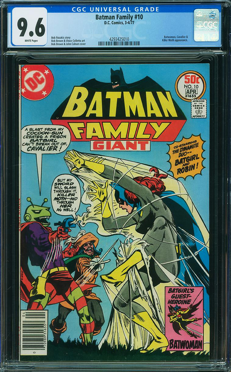 Batman Family #10 (DC, 1977) CGC 9.6 – Second Highest Graded