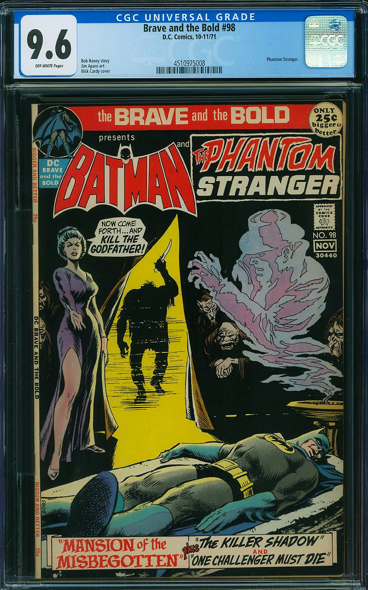 Brave and the Bold #98 (DC, 1971) CGC 9.6