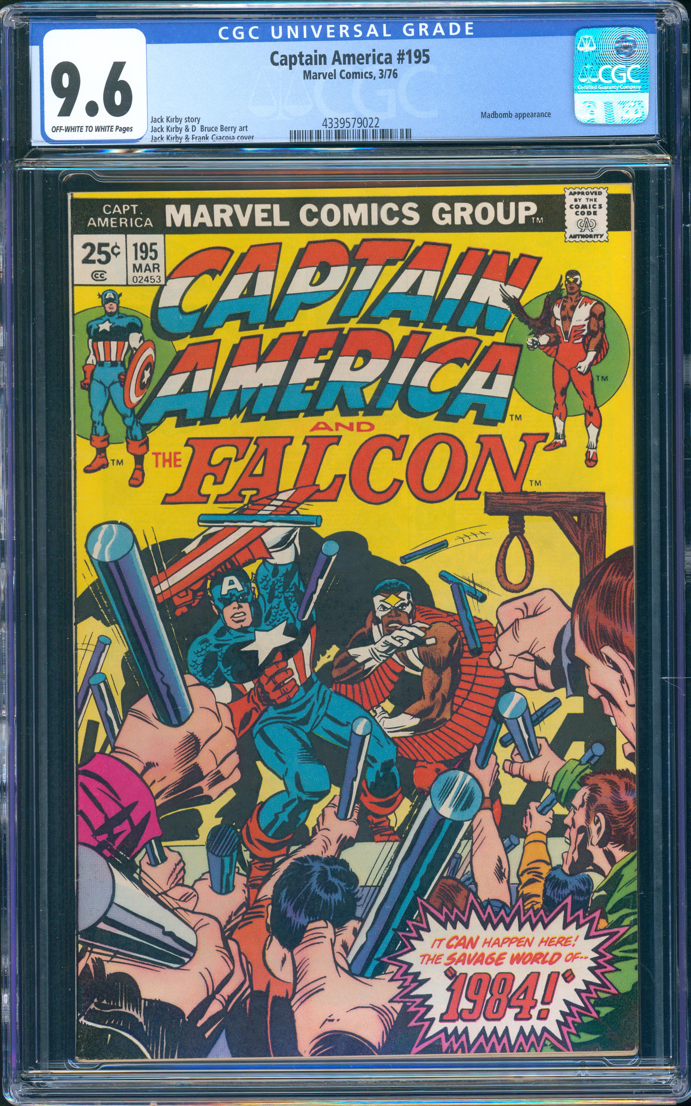 Captain America #195 (Marvel, 1976) CGC 9.6