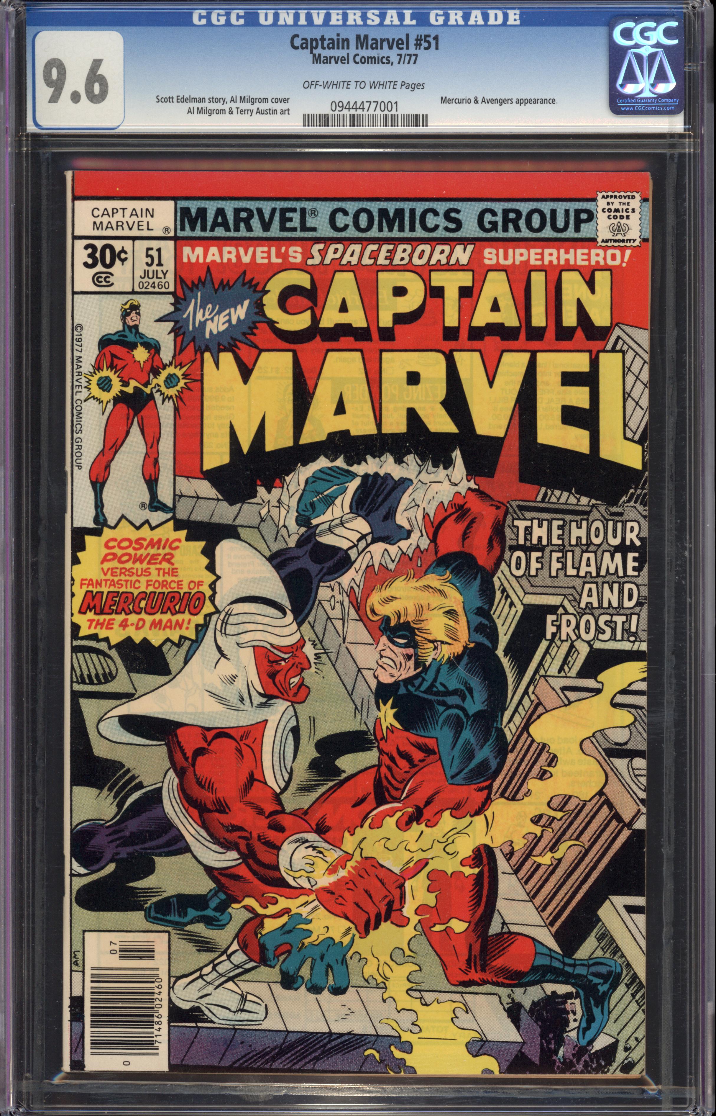 Captain Marvel #51 (Marvel, 1977) CGC 9.6