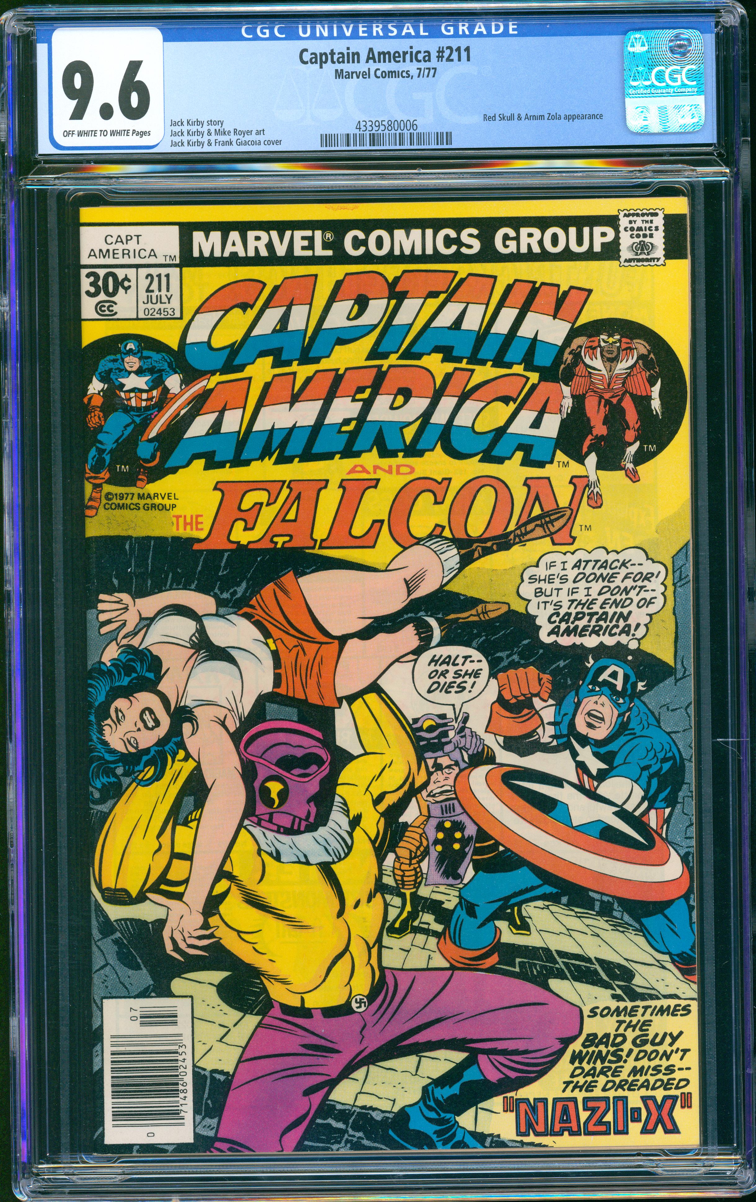 Captain America #211 (Marvel, 1977) CGC 9.6
