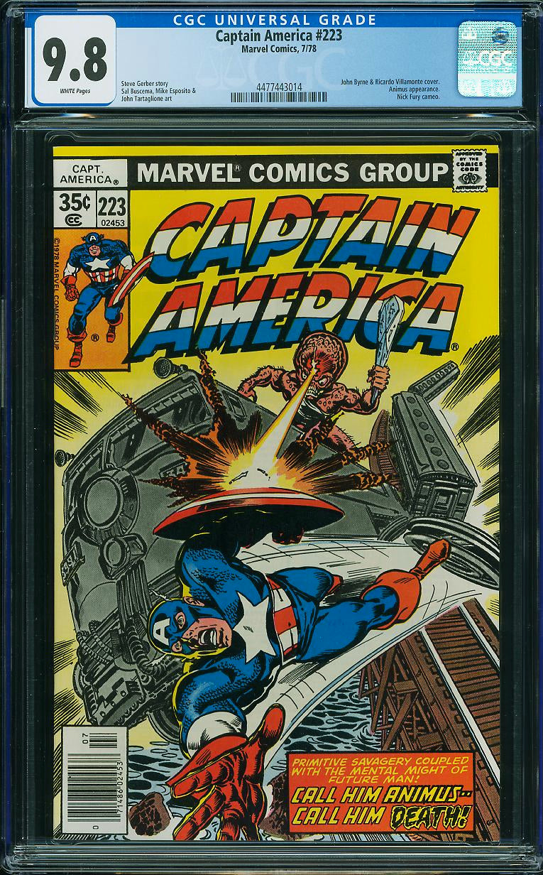 Captain America #223 (Marvel, 1978) CGC 9.8 - Highest Graded!