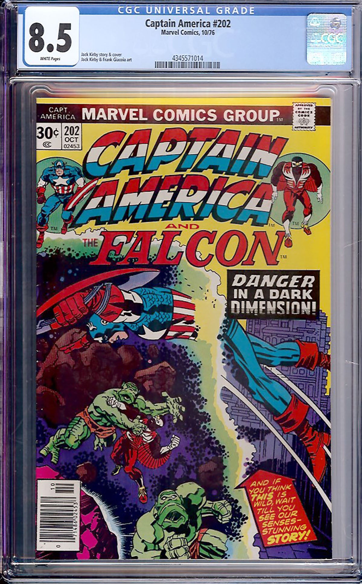 Captain America #202 (Marvel, 1976) CGC 8.5