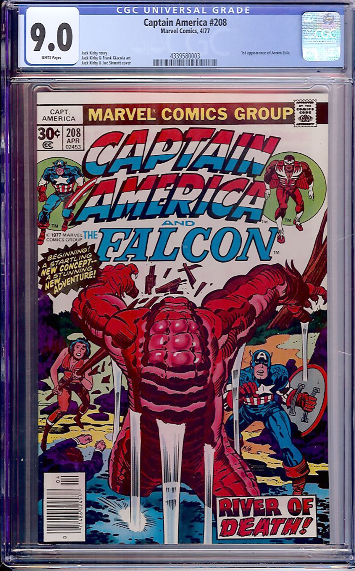 Captain America #208 (Marvel, 1977) CGC 9.0