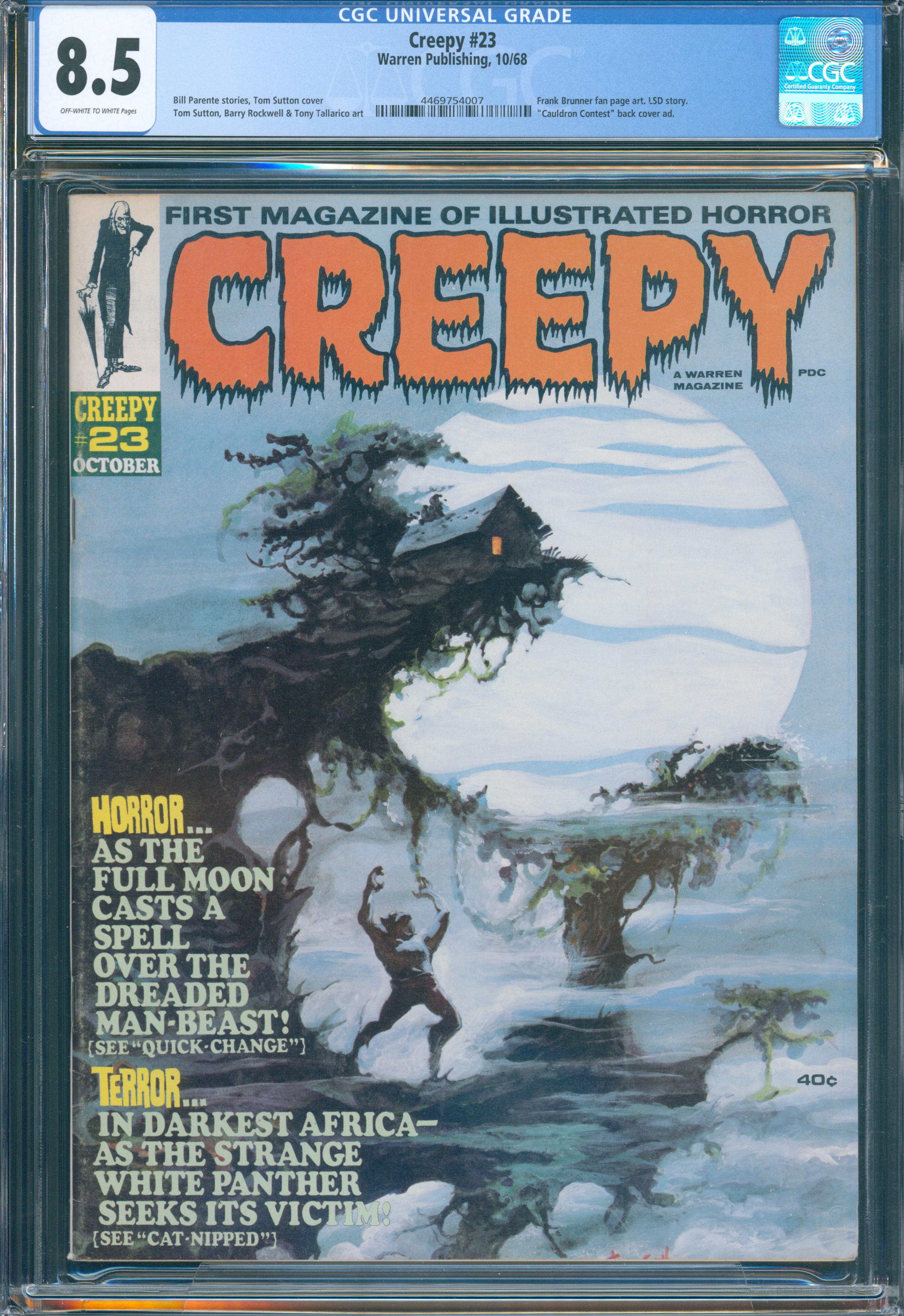Creepy #23 (Warren Publishing, 1968) CGC 8.5