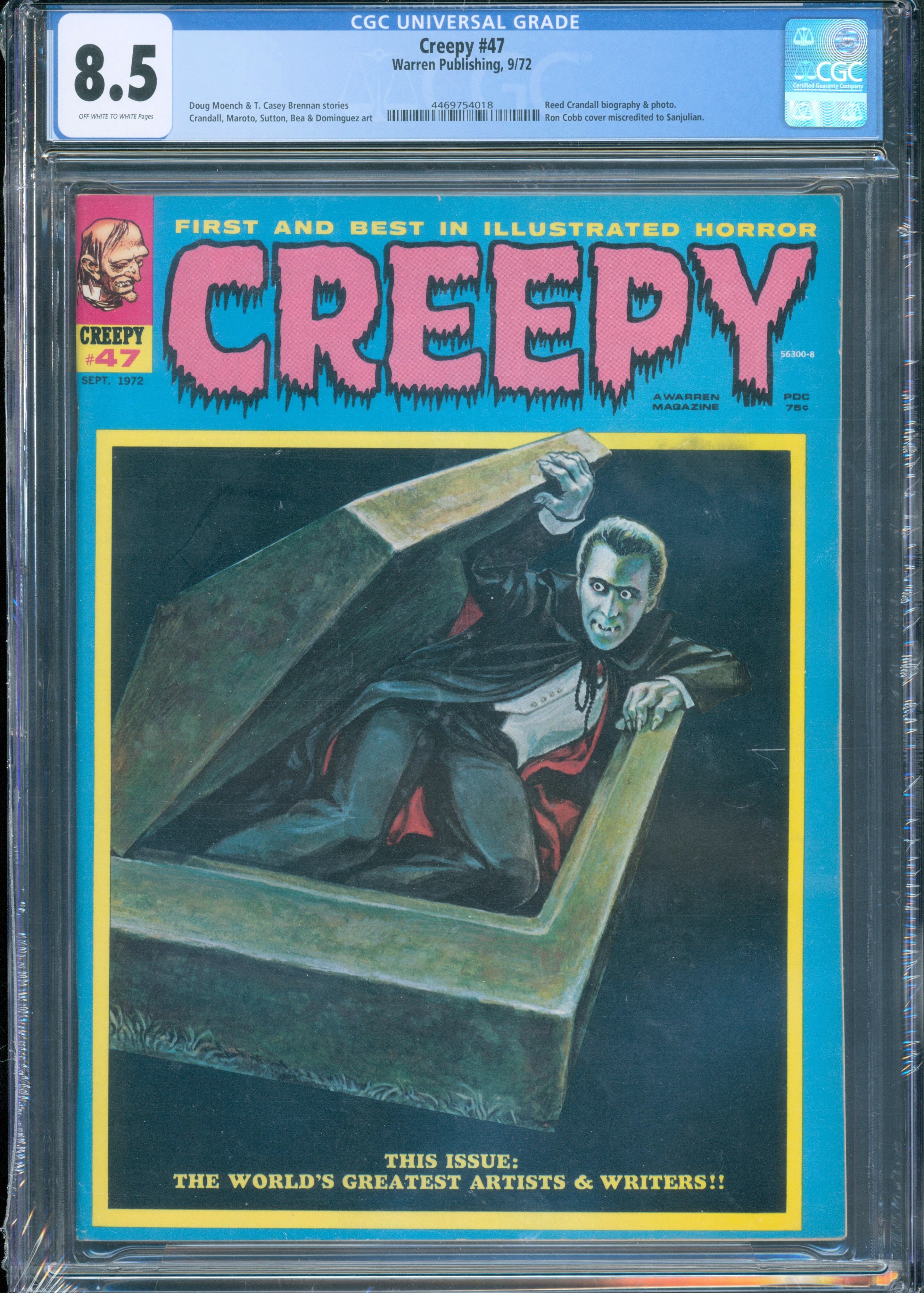 Creepy #47 (Warren Publishing, 1972) CGC 8.5