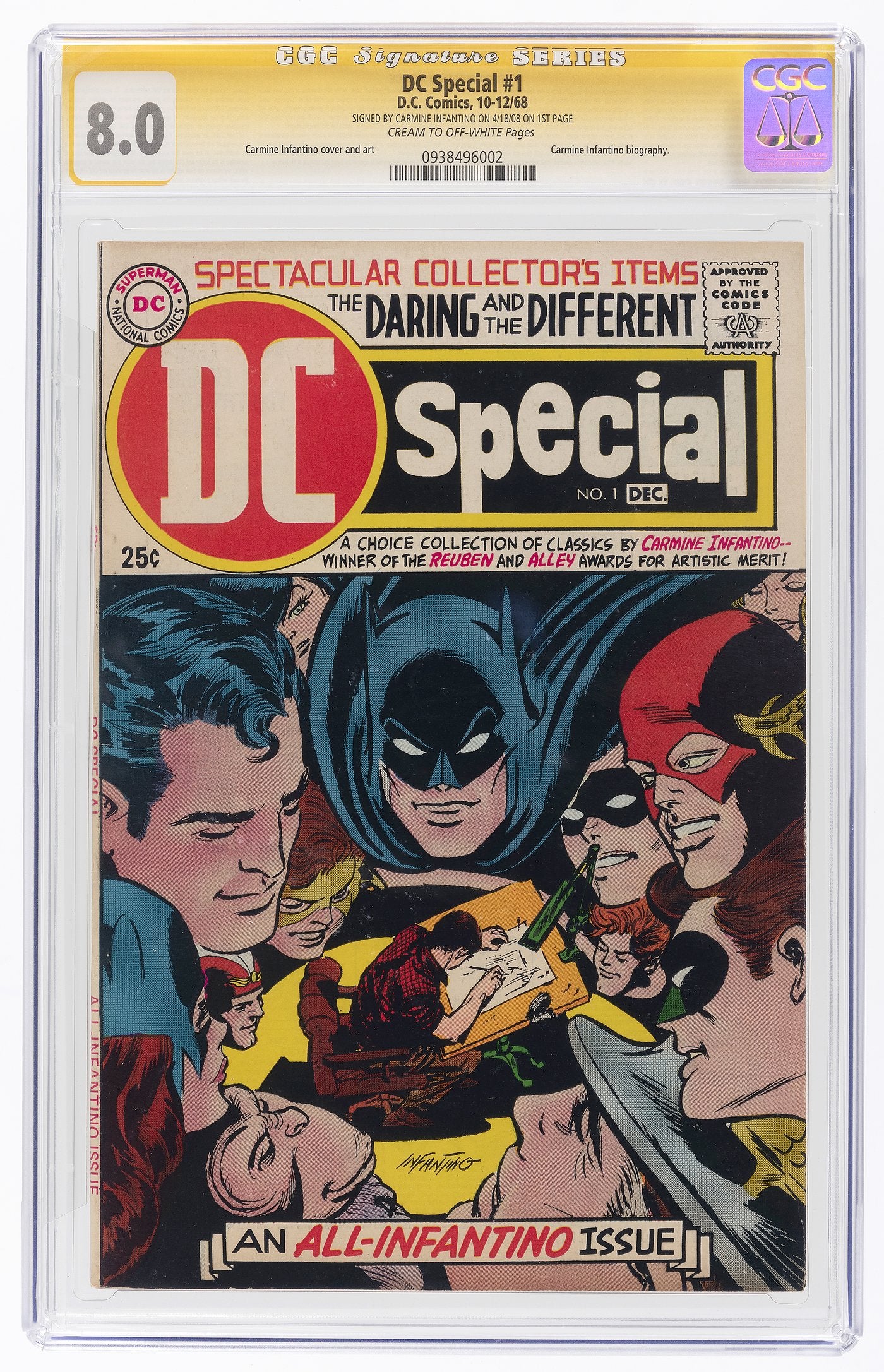 DC Special #1 (1968 DC) CGC 8.0 Signature Series – Carmine Infantino