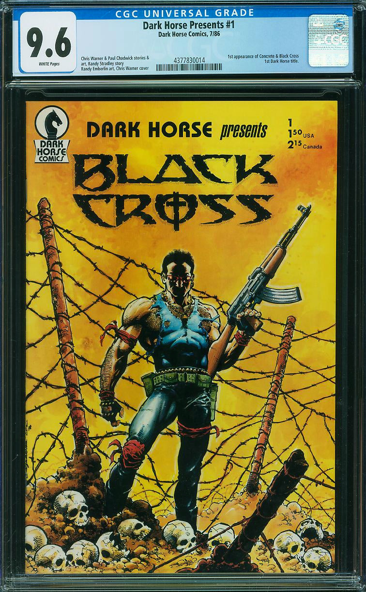 Dark Horse Presents #1 (1986) CGC 9.6 | 1st Concrete & Black Cross | 1st Dark Horse Title