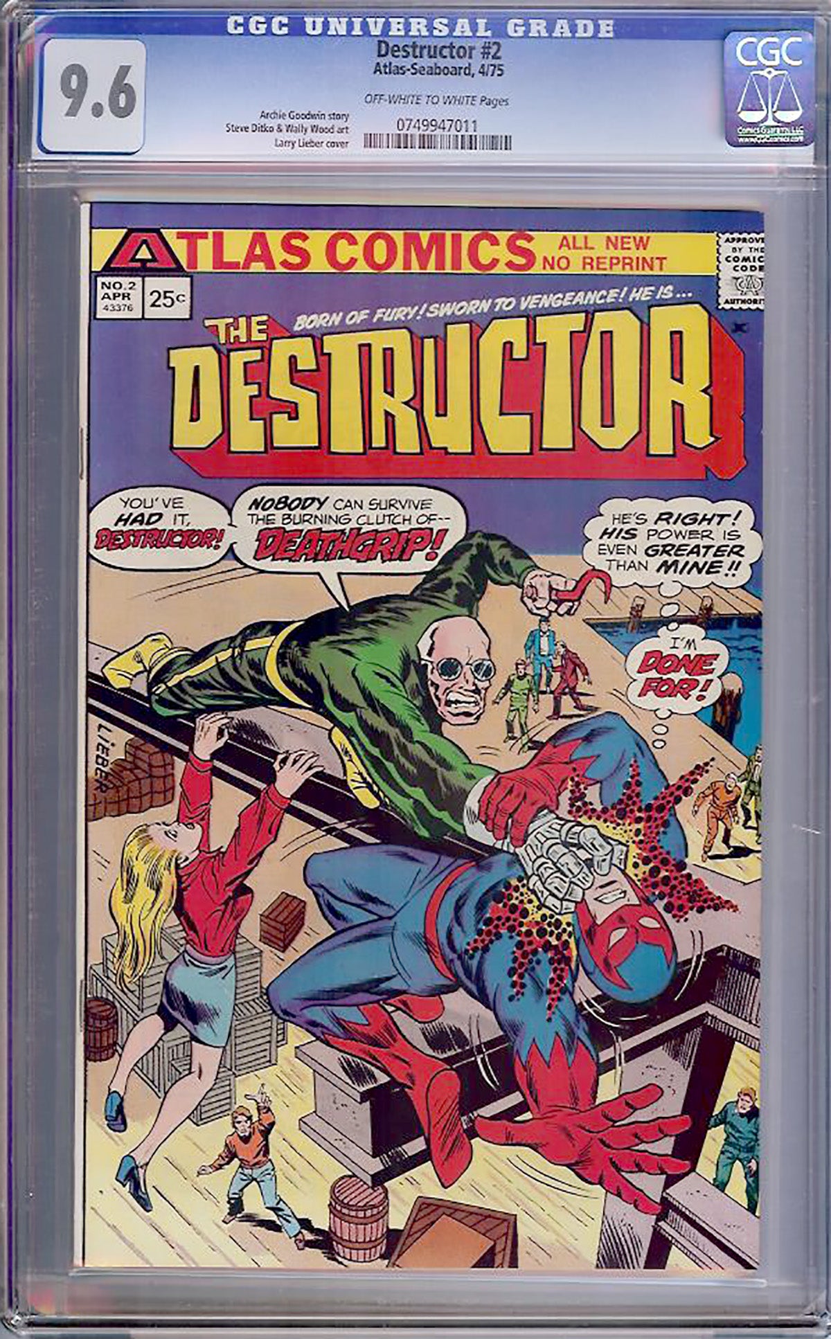 Destructor #2 (Atlas/Seaboard, 1975) CGC 9.6 – 2nd Highest Graded
