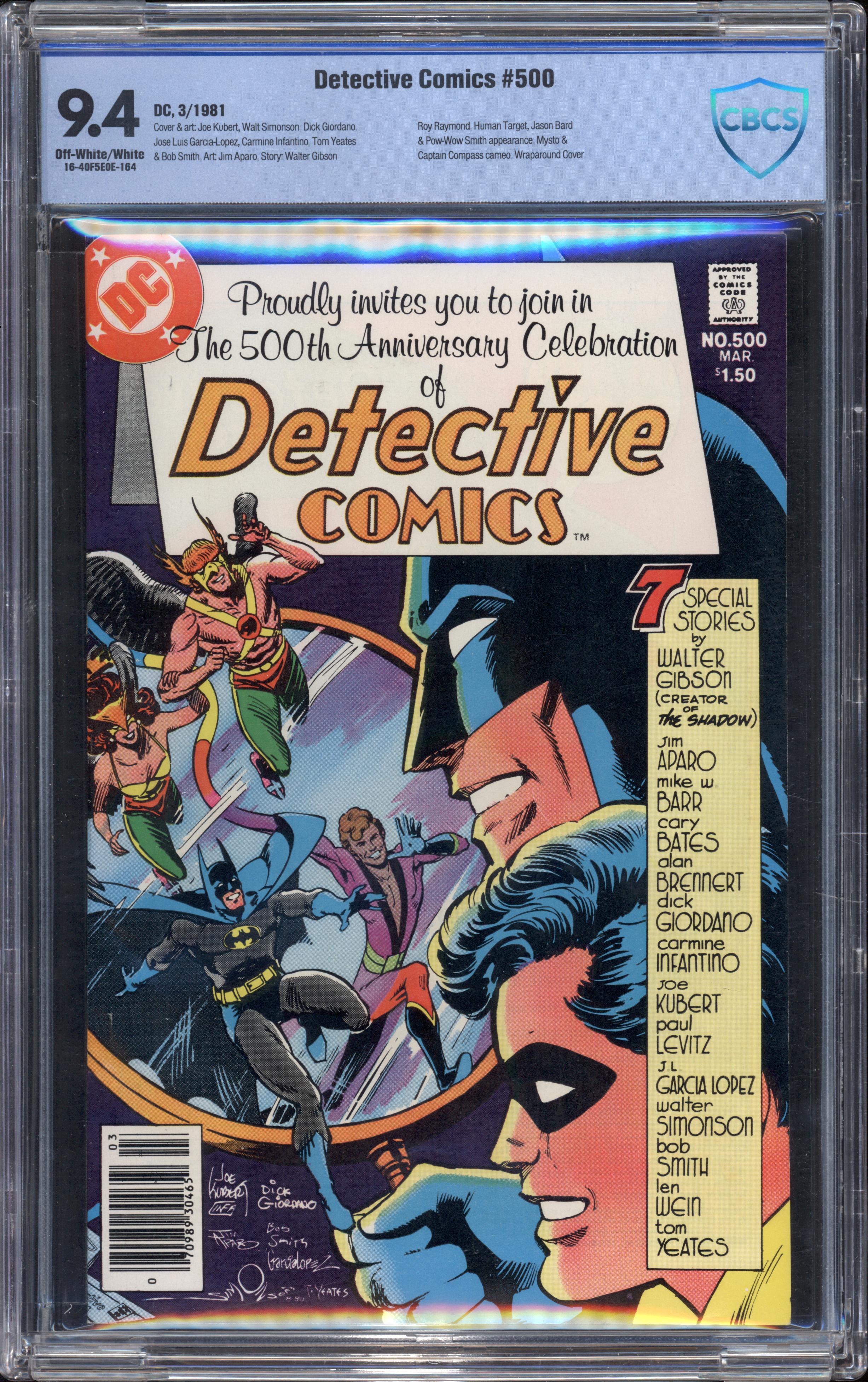 Detective Comics #500 (DC Comics, 1981) CBCS 9.4