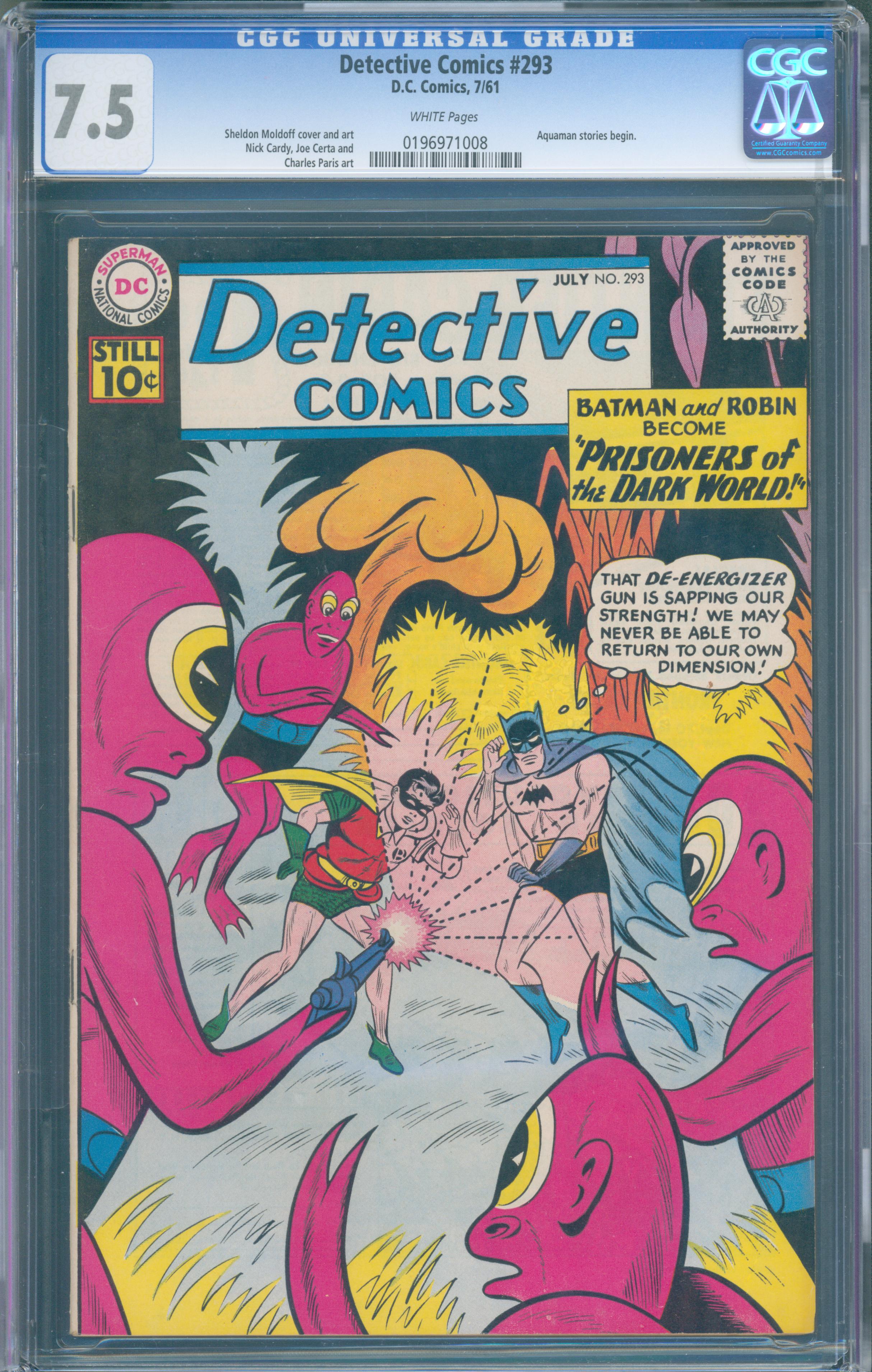 Detective Comics #293 (DC Comics, 1961) CGC 7.5