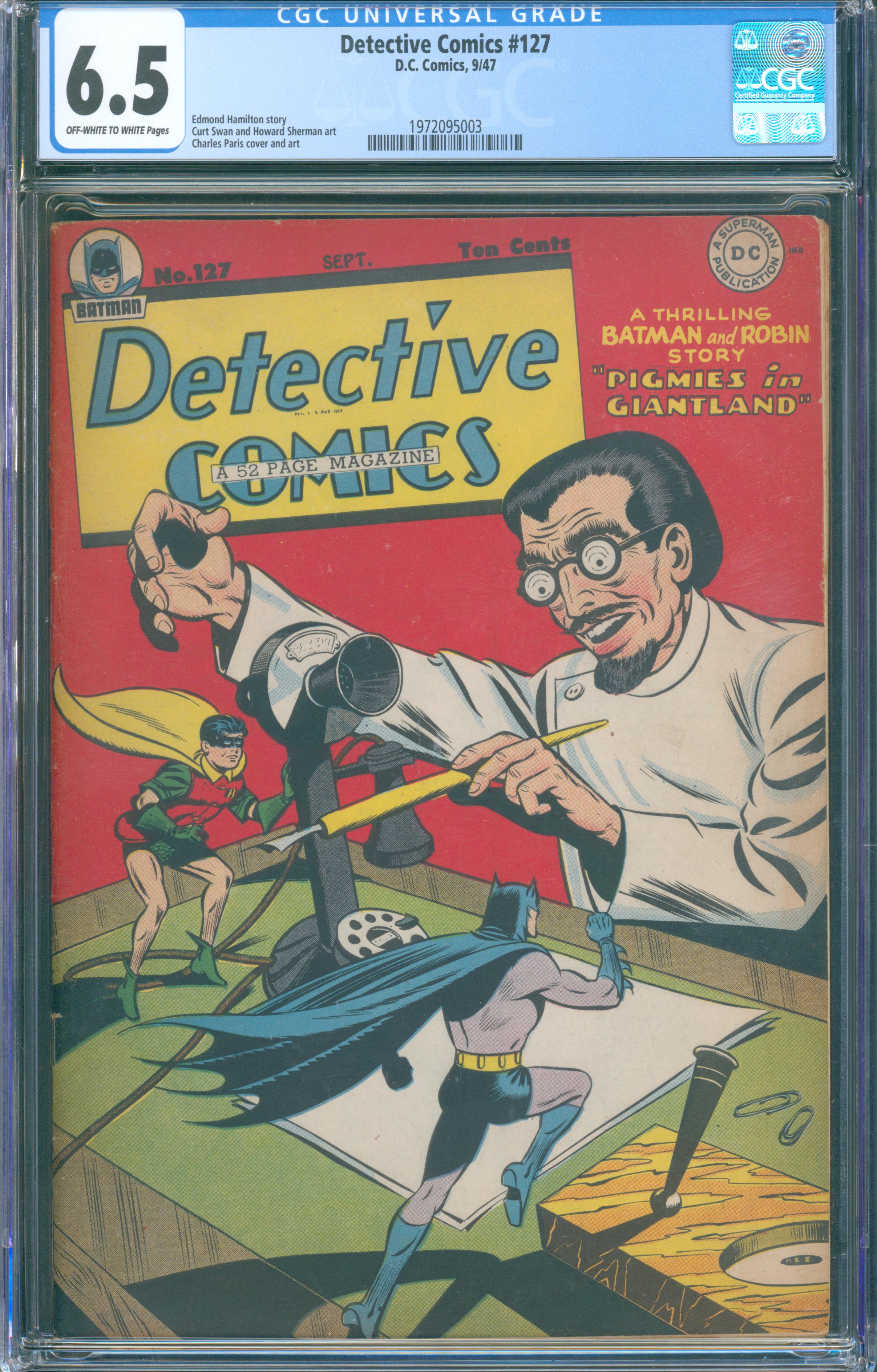 Detective Comics #127 (DC Comics, 1947) CGC 6.5