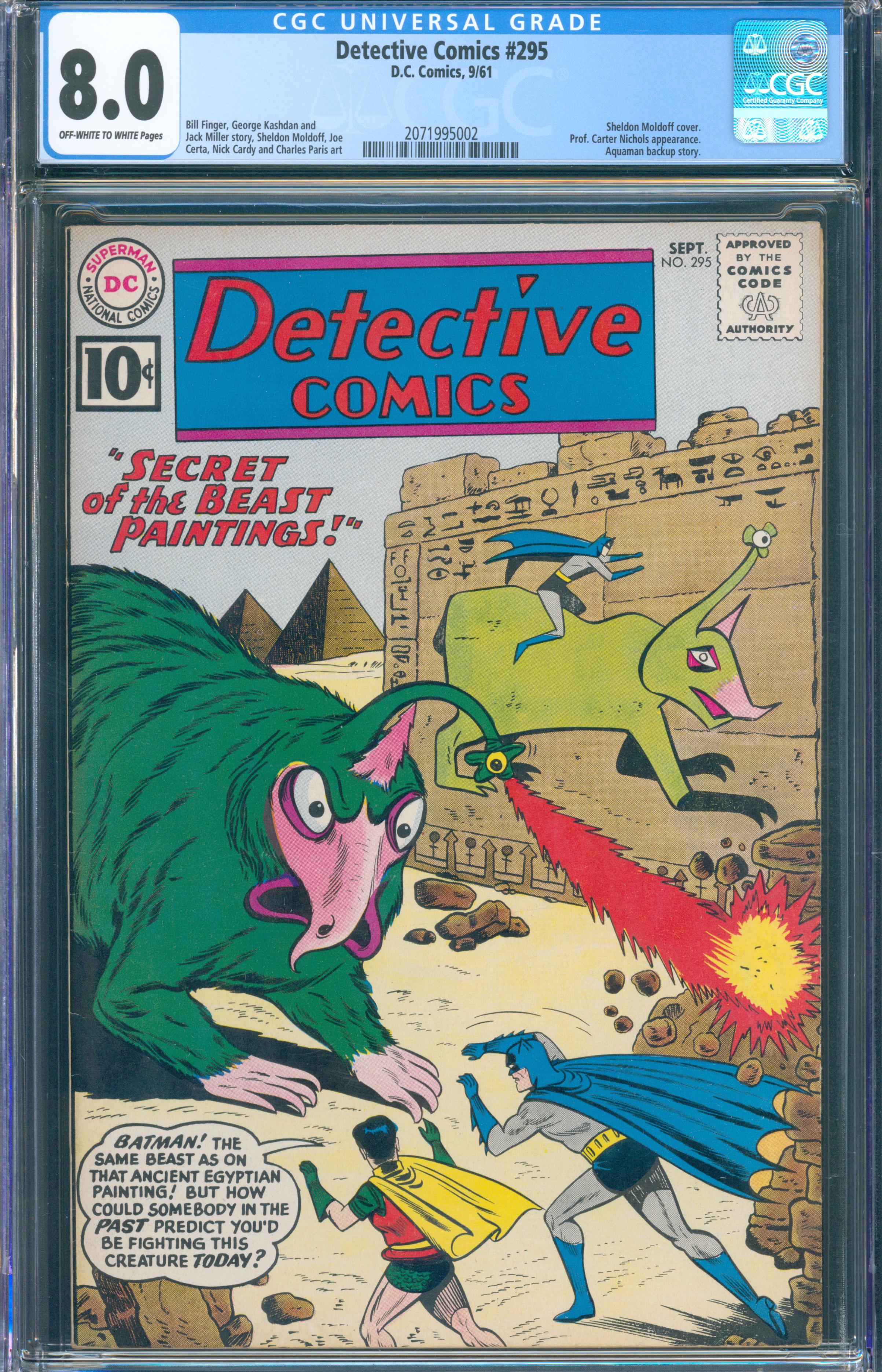 Detective Comics #295 (DC Comics, 1961) CGC 8.0