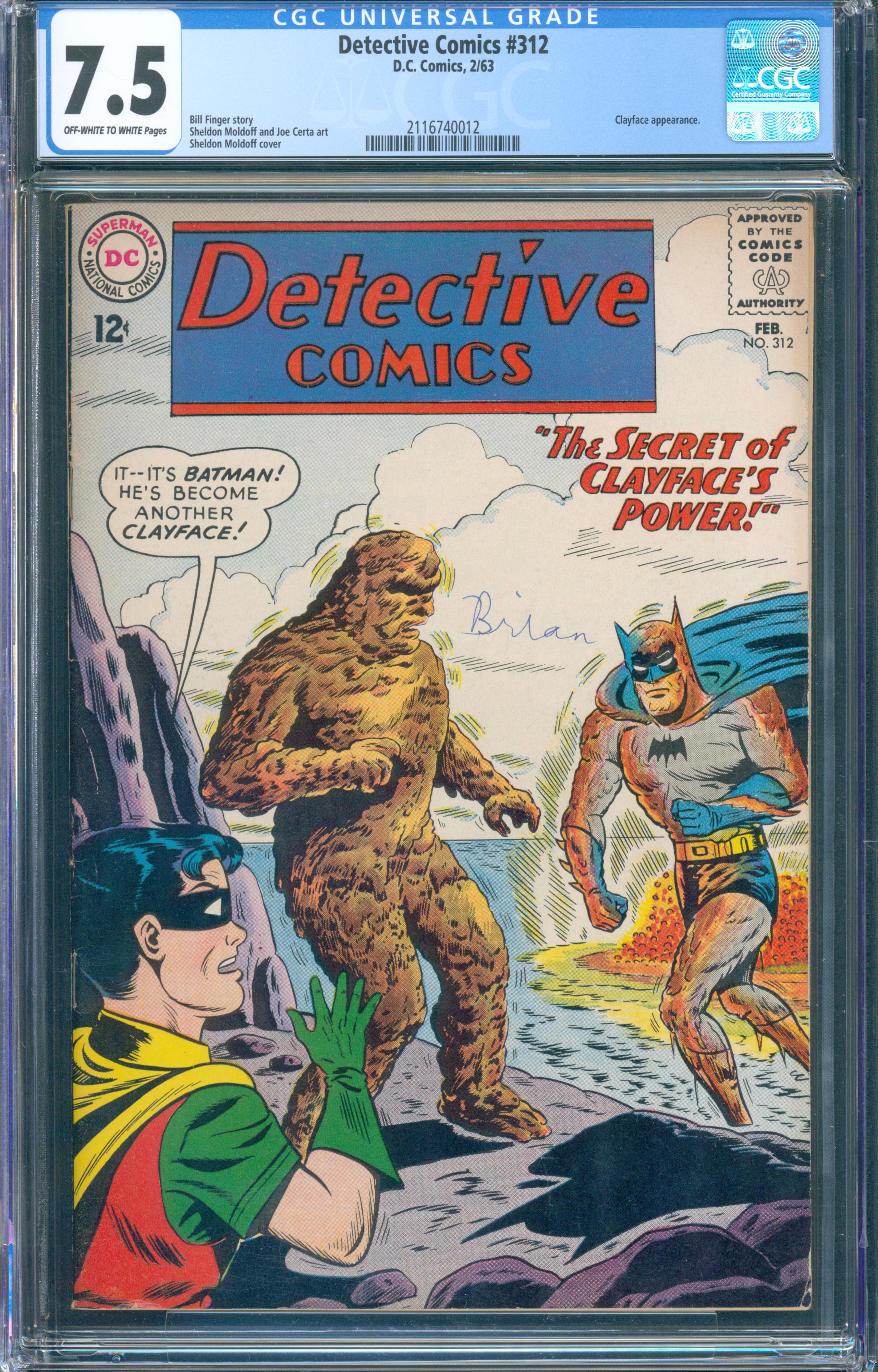 Detective Comics #312 (DC Comics, 1963) CGC 7.5