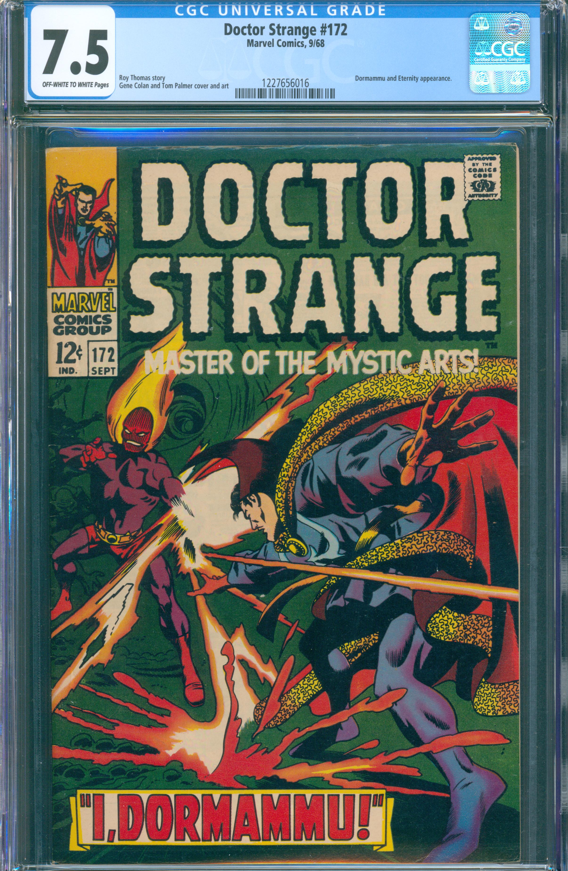 Doctor Strange #172 (Marvel Comics, 1968) CGC 7.5