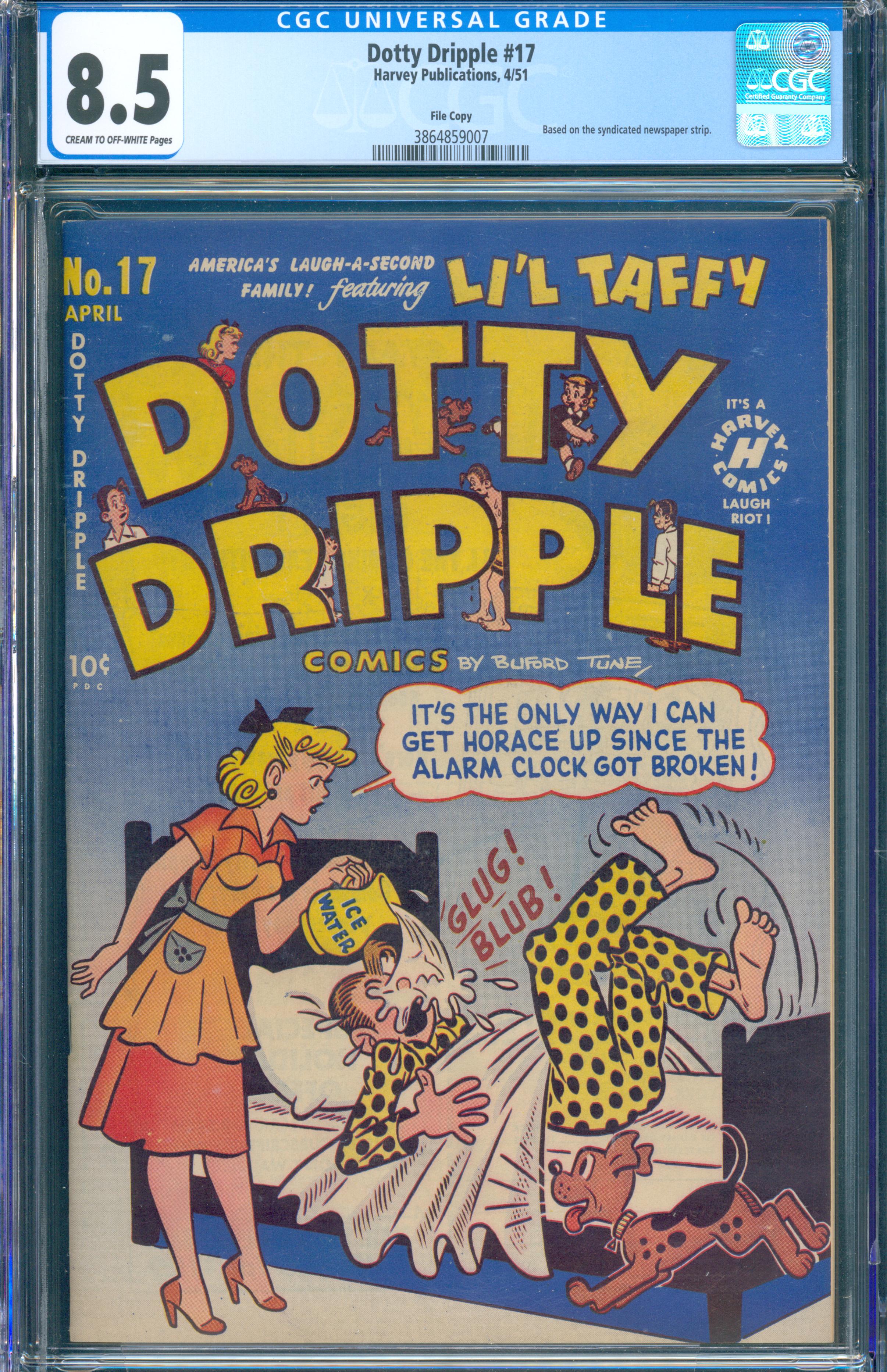Dotty Dripple #17 (Harvey Publications, 1951) CGC 8.5 File Copy — Only 6 Ever Graded