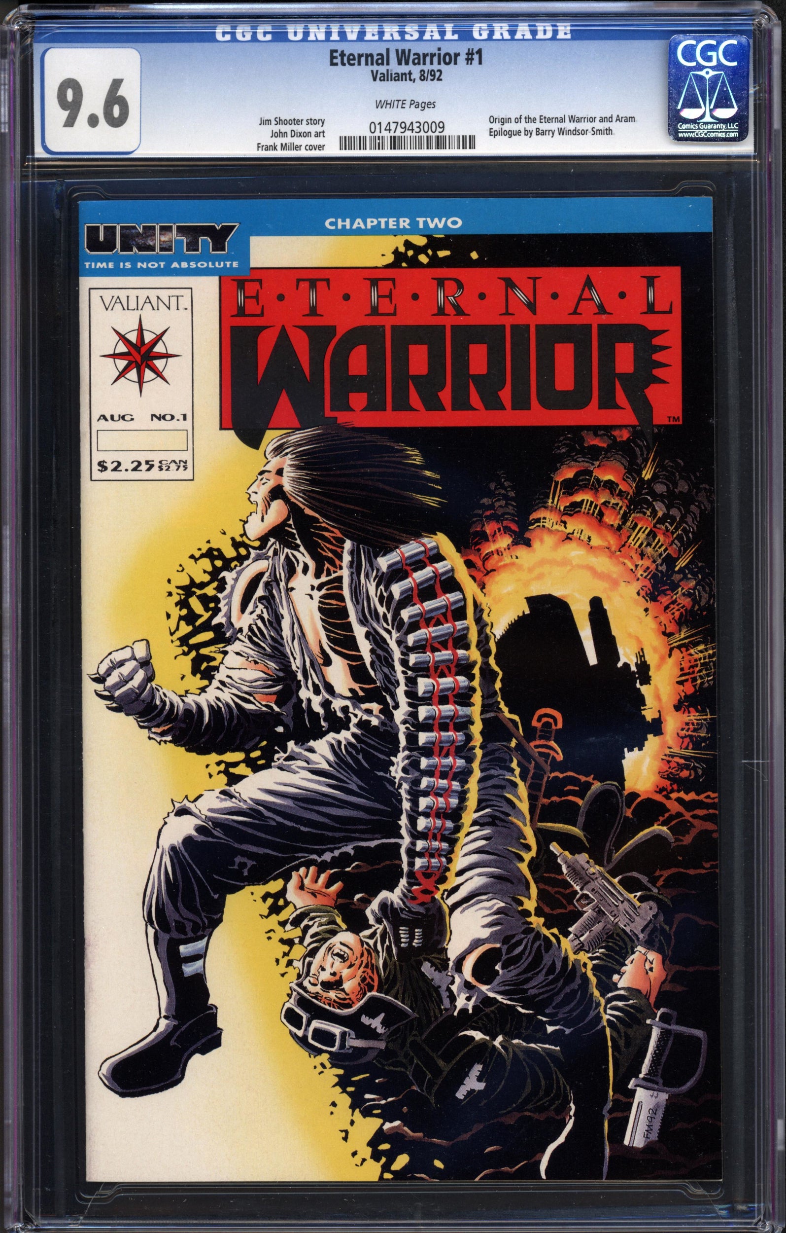Eternal Warrior #1 (Valiant Comics, 1992) CGC 9.6