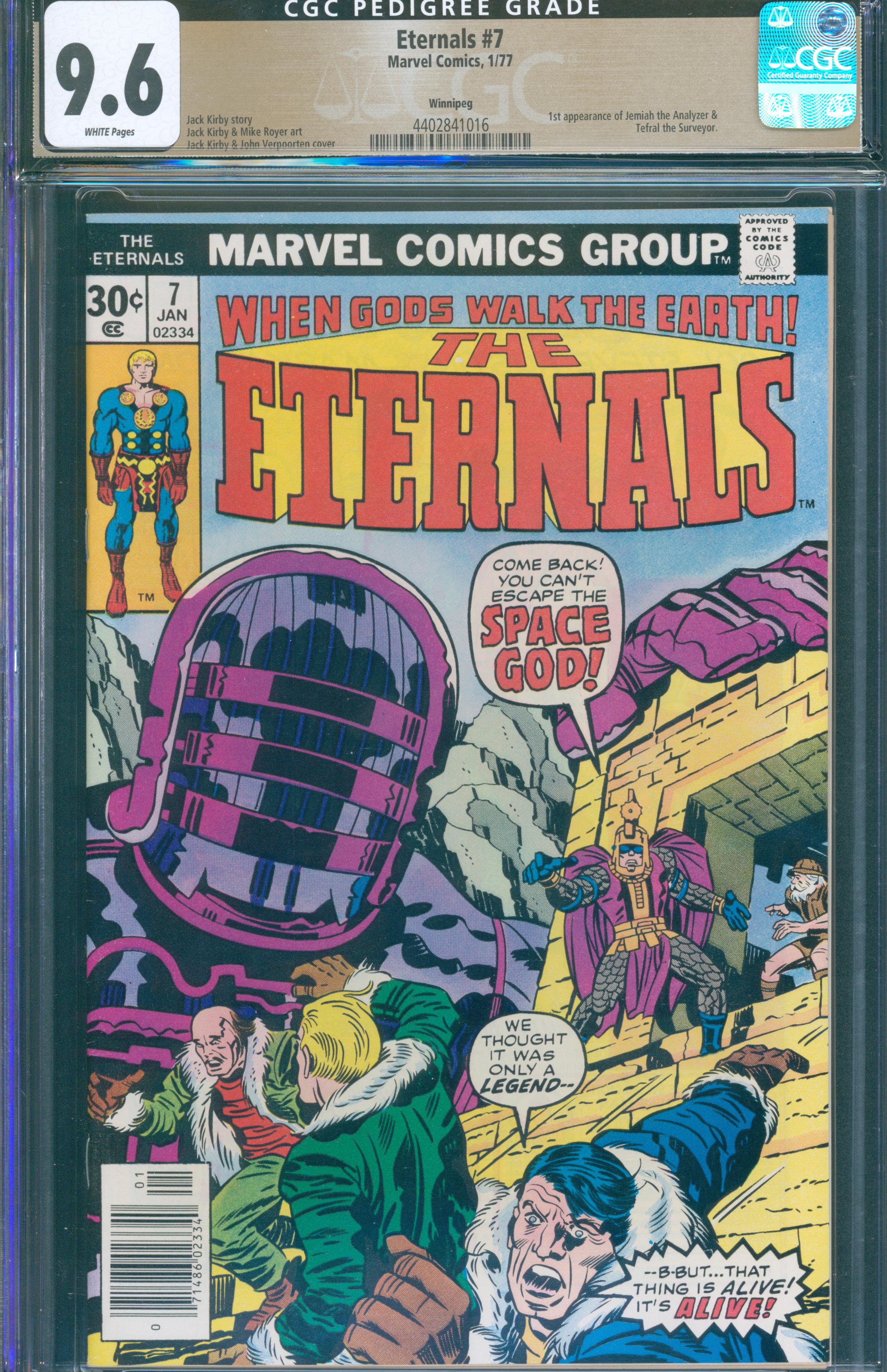 Eternals #7 (Marvel Comics, 1977) CGC 9.6
